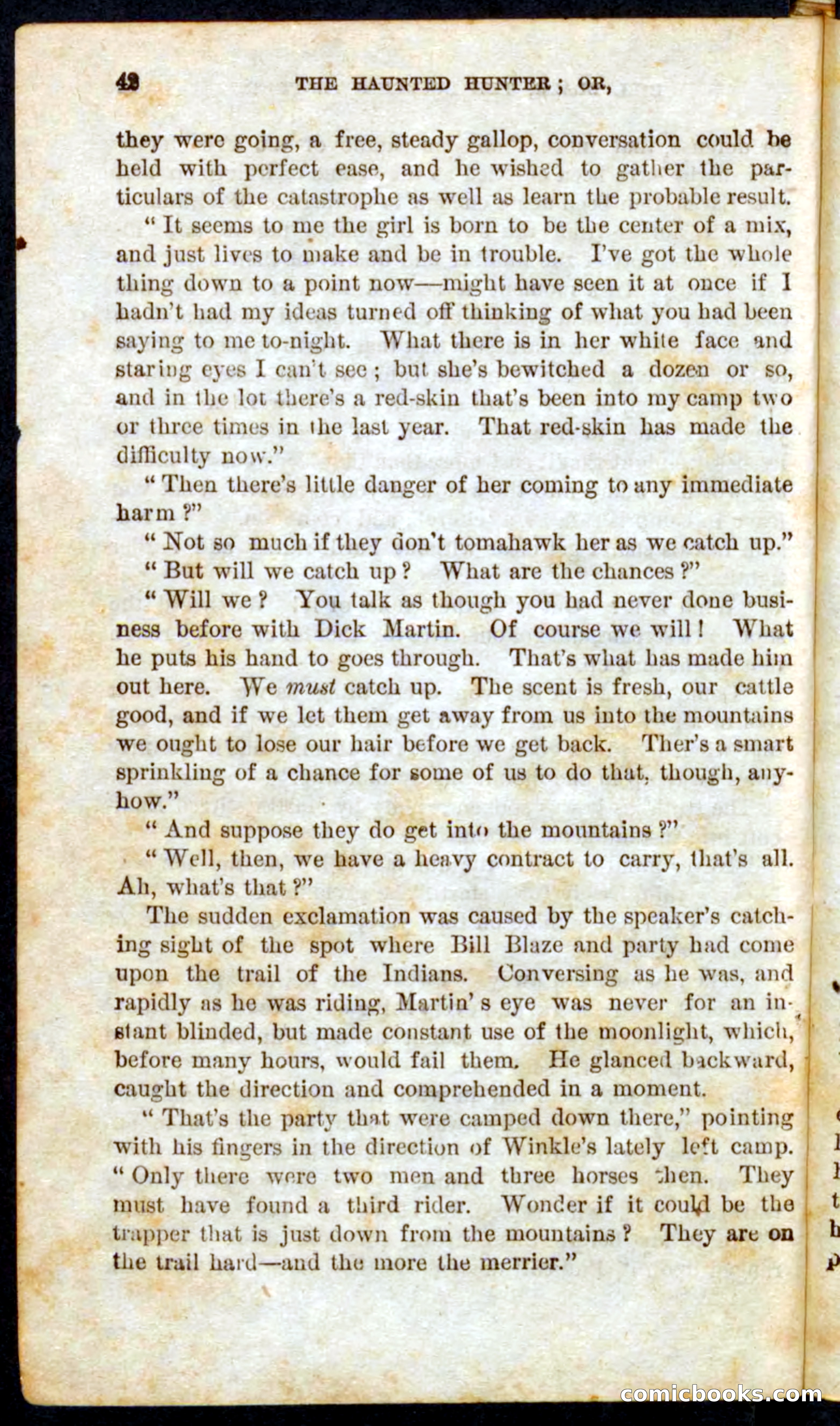 Beadle's Pocket Novels No. 62: The Luckless Trapper — page 40 of 100