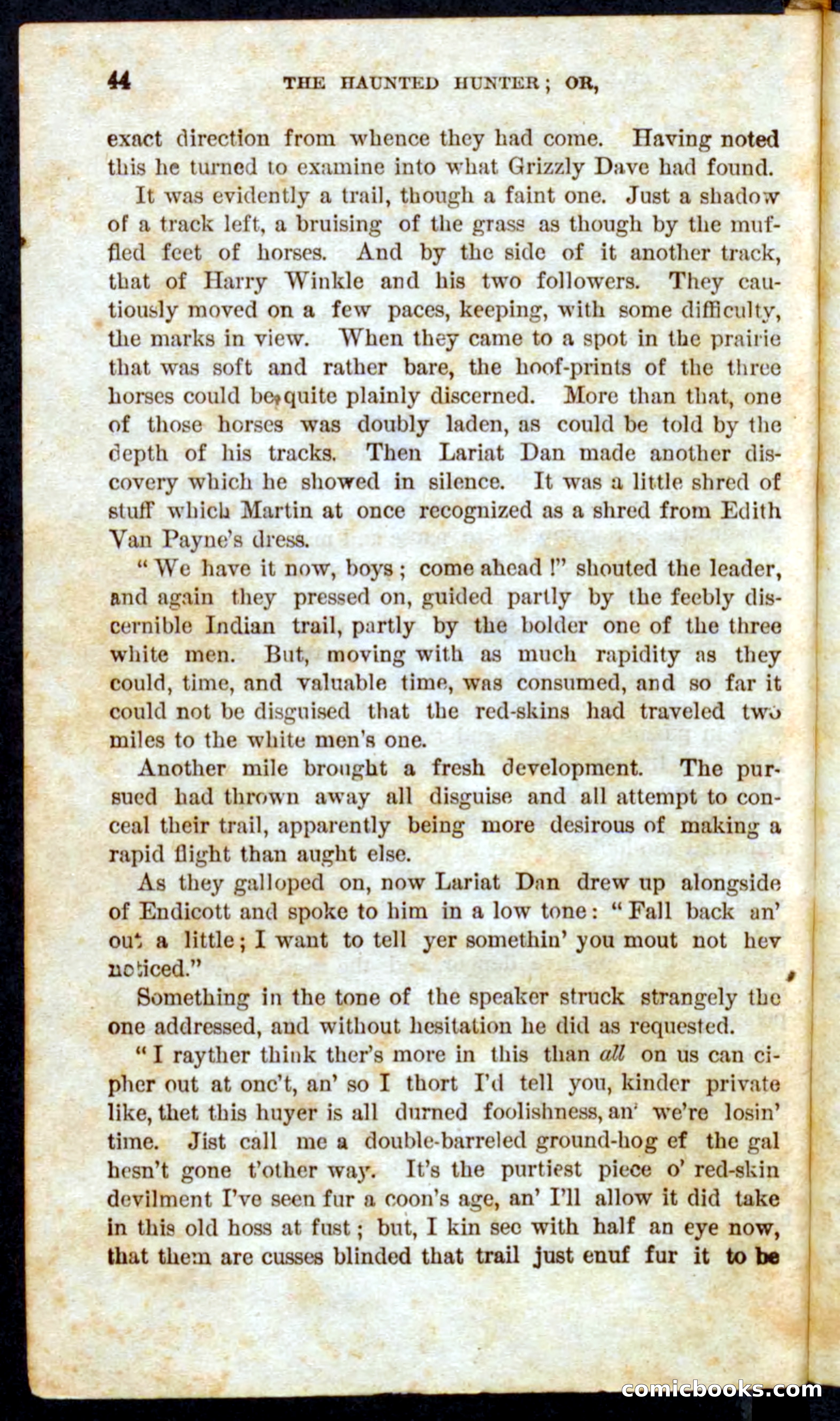 Beadle's Pocket Novels No. 62: The Luckless Trapper — page 42 of 100