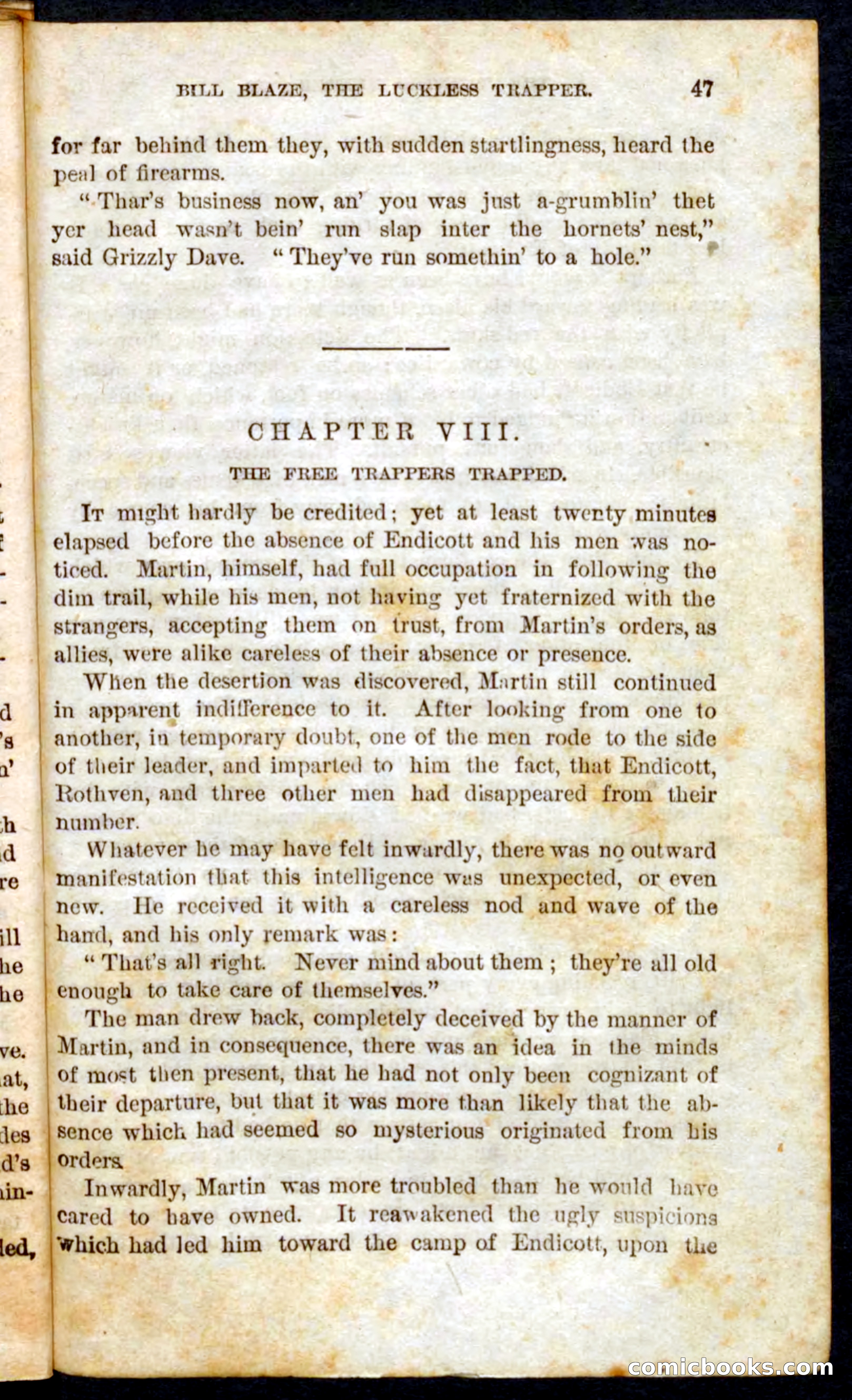 Beadle's Pocket Novels No. 62: The Luckless Trapper — page 45 of 100