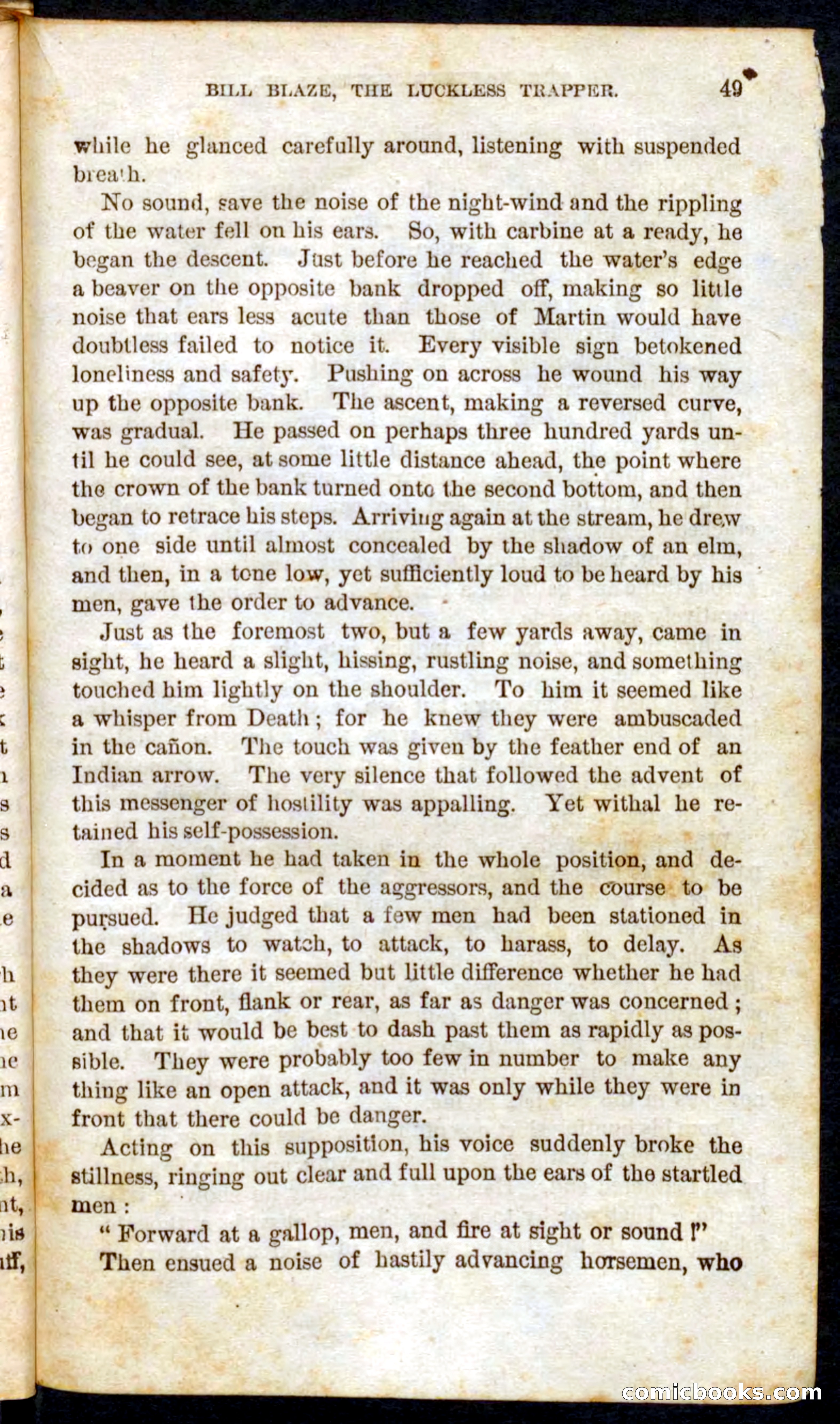 Beadle's Pocket Novels No. 62: The Luckless Trapper — page 47 of 100
