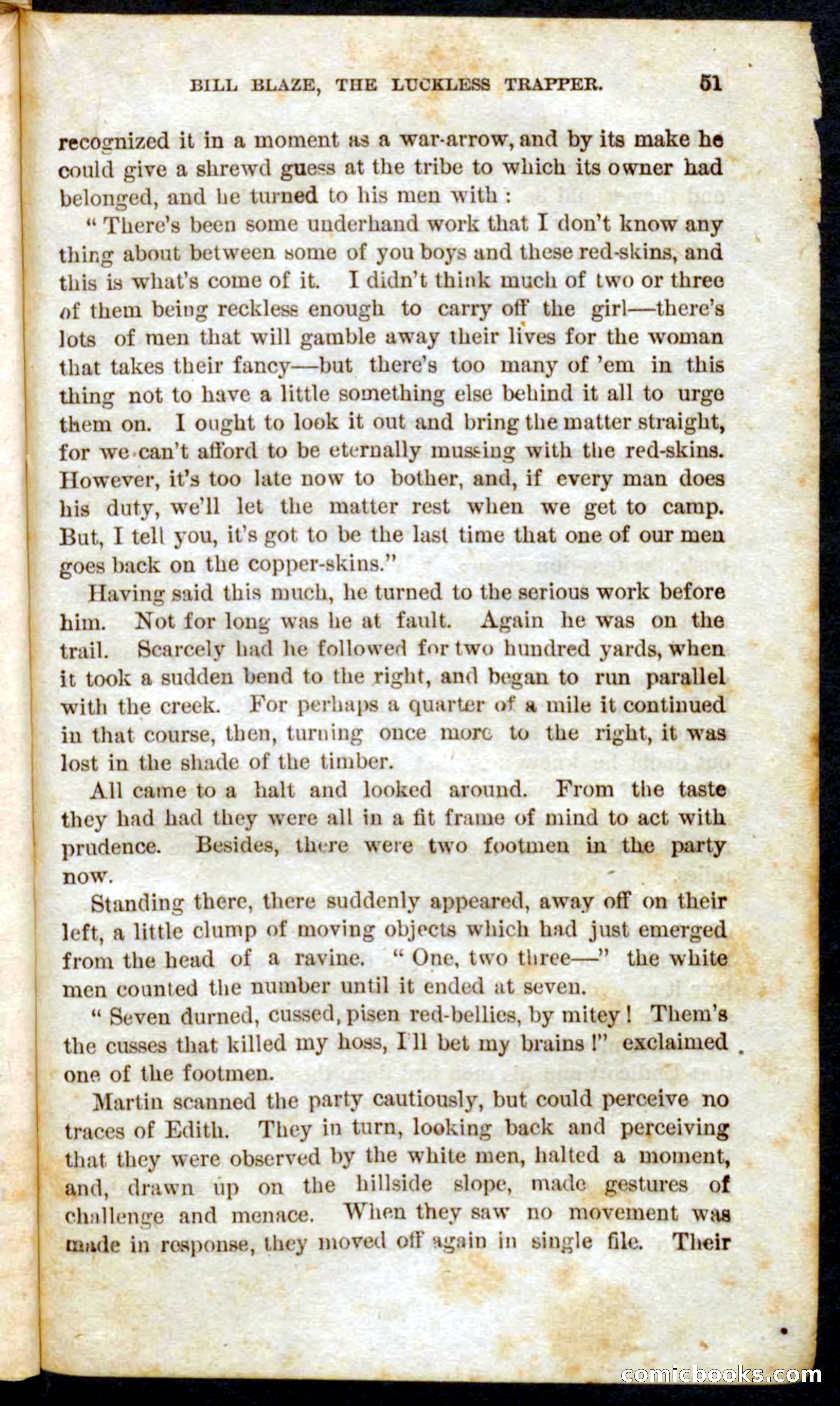 Beadle's Pocket Novels No. 62: The Luckless Trapper — page 49 of 100