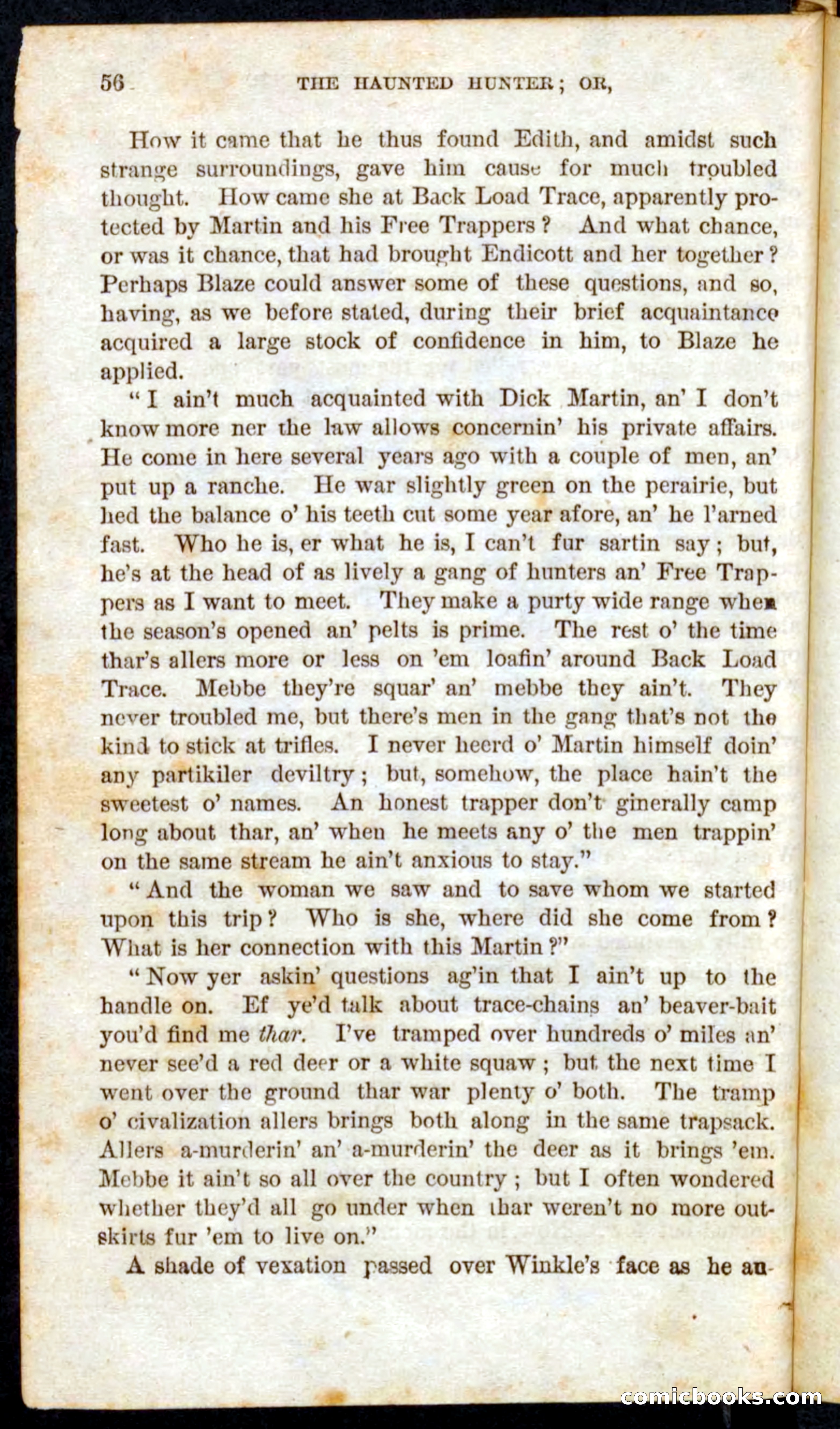 Beadle's Pocket Novels No. 62: The Luckless Trapper — page 54 of 100
