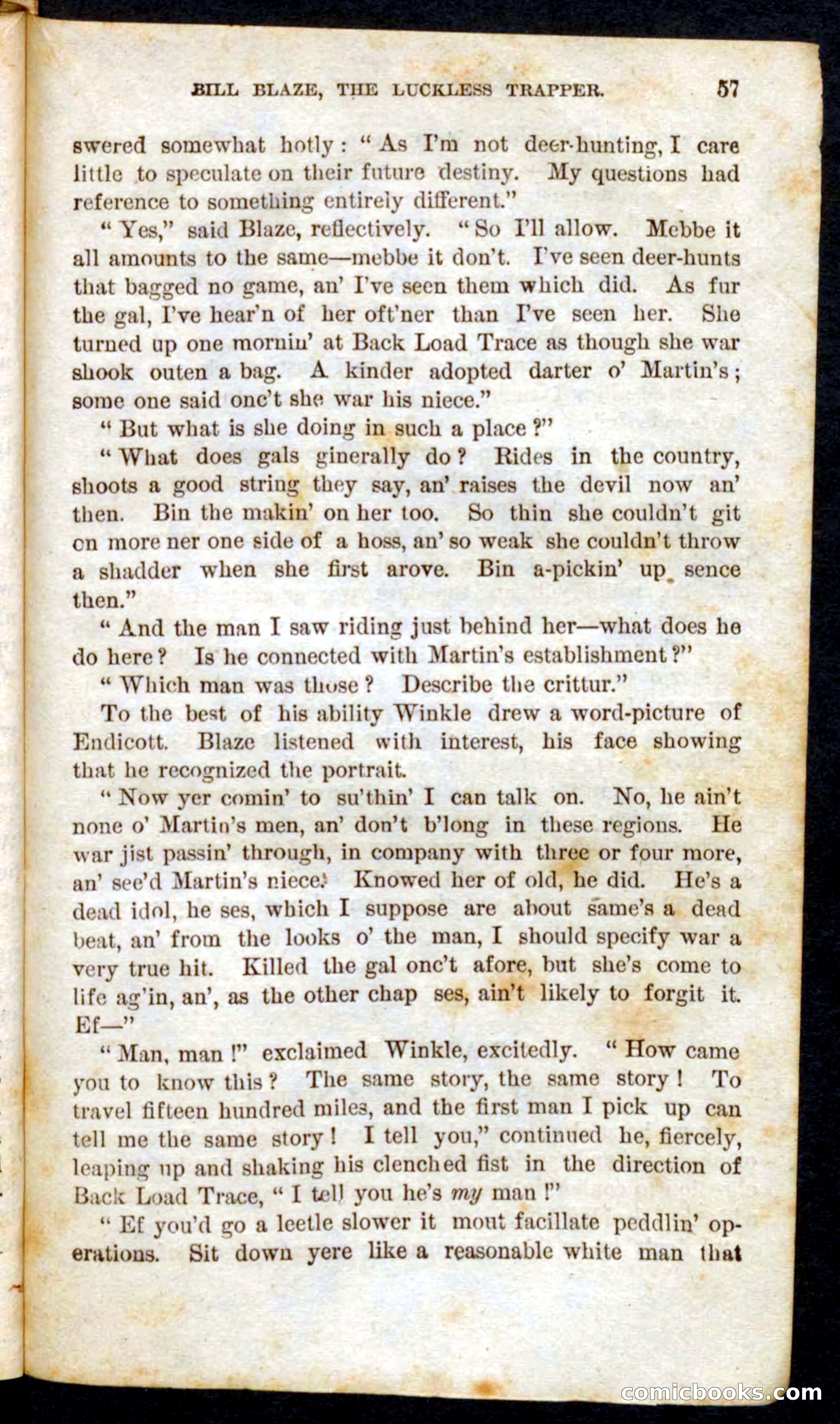 Beadle's Pocket Novels No. 62: The Luckless Trapper — page 55 of 100