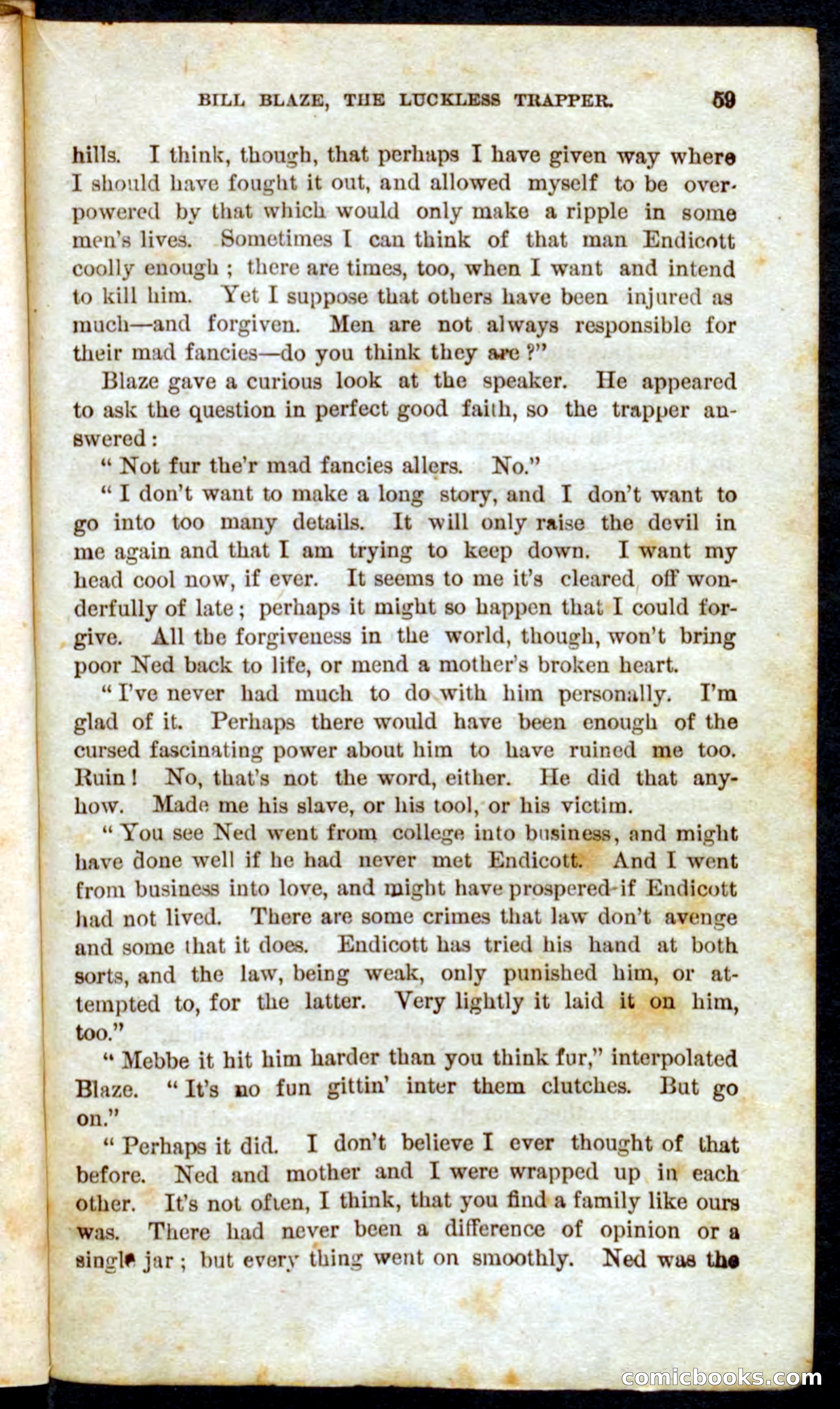 Beadle's Pocket Novels No. 62: The Luckless Trapper — page 57 of 100
