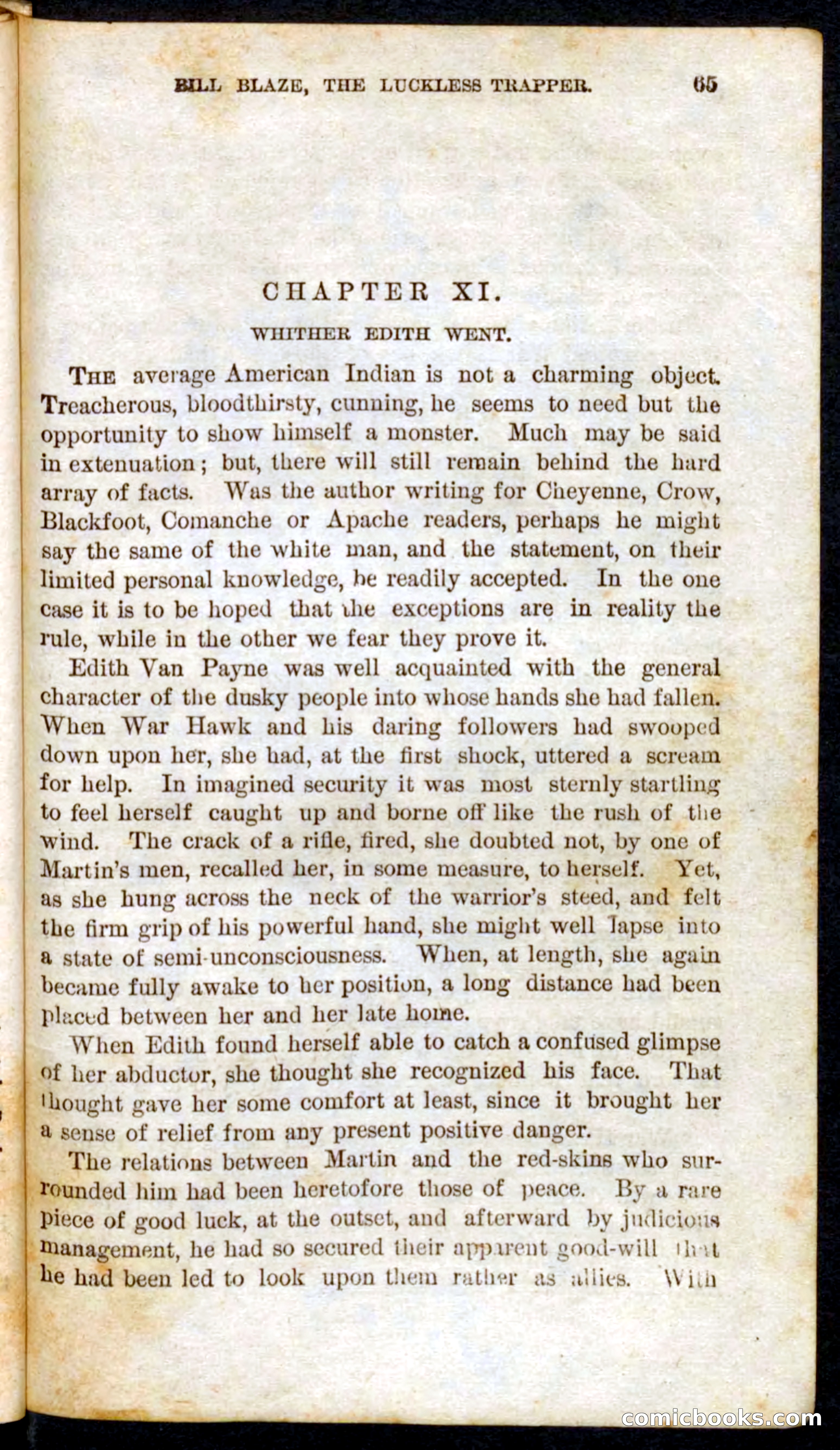 Beadle's Pocket Novels No. 62: The Luckless Trapper — page 63 of 100