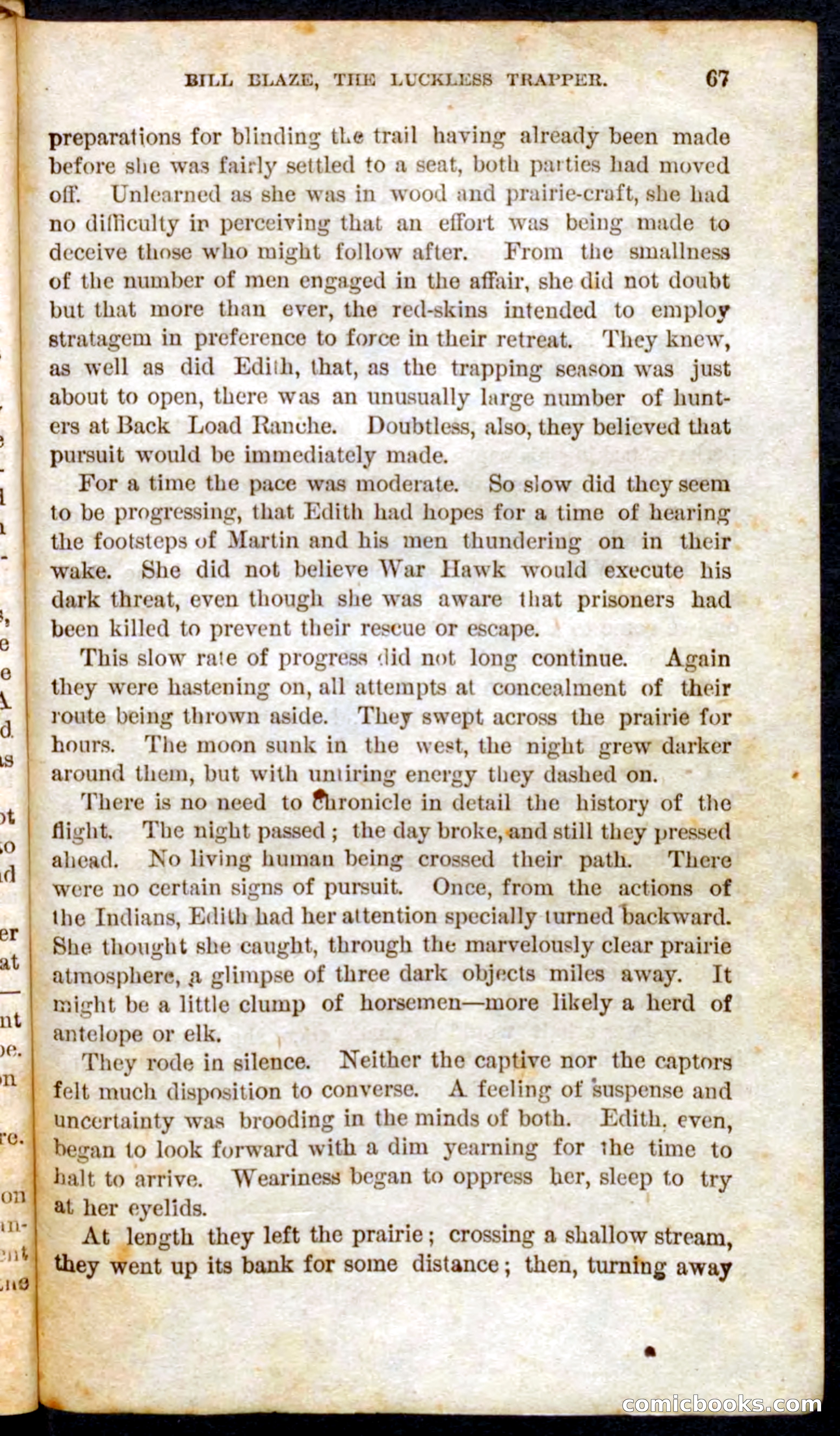 Beadle's Pocket Novels No. 62: The Luckless Trapper — page 65 of 100