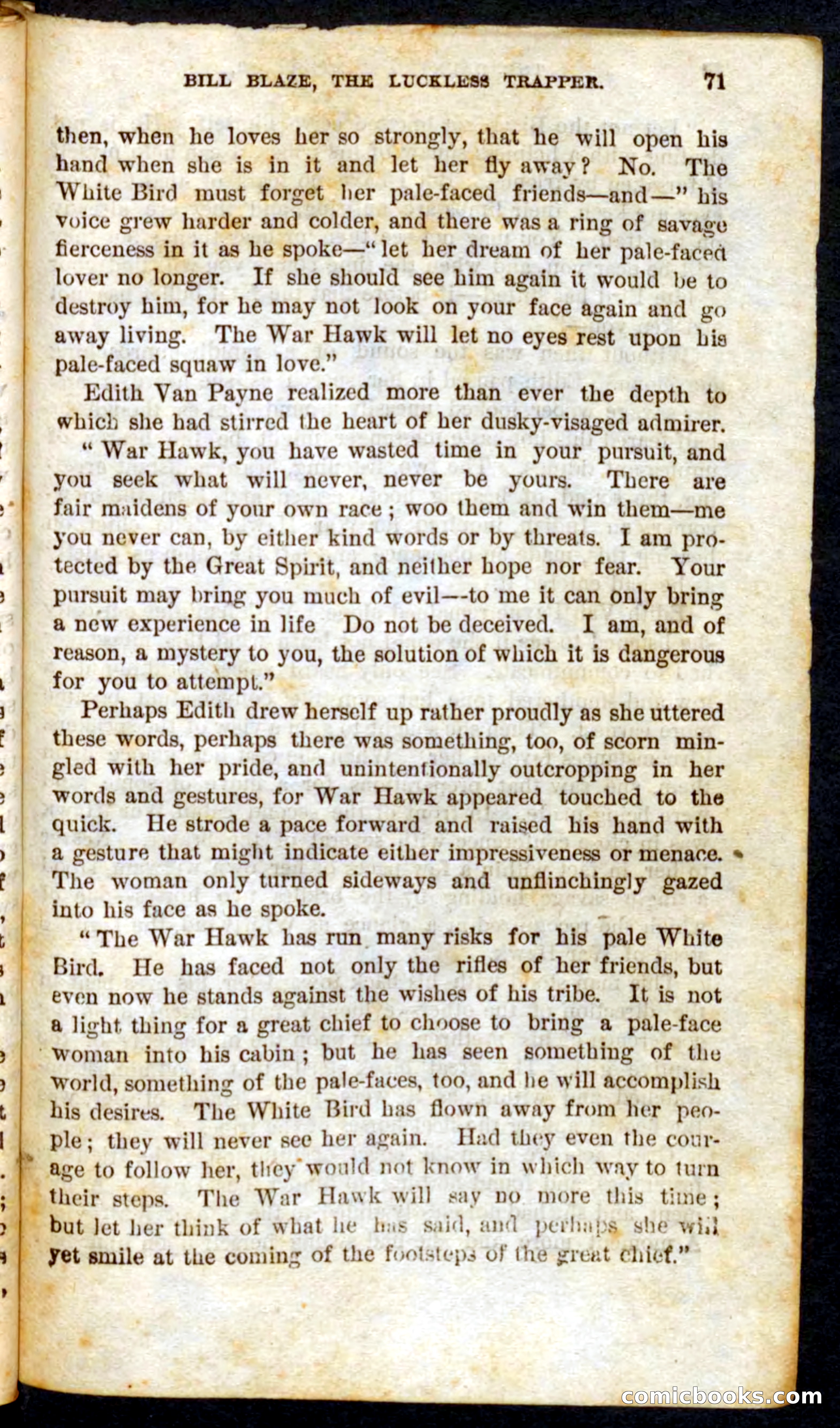 Beadle's Pocket Novels No. 62: The Luckless Trapper — page 69 of 100