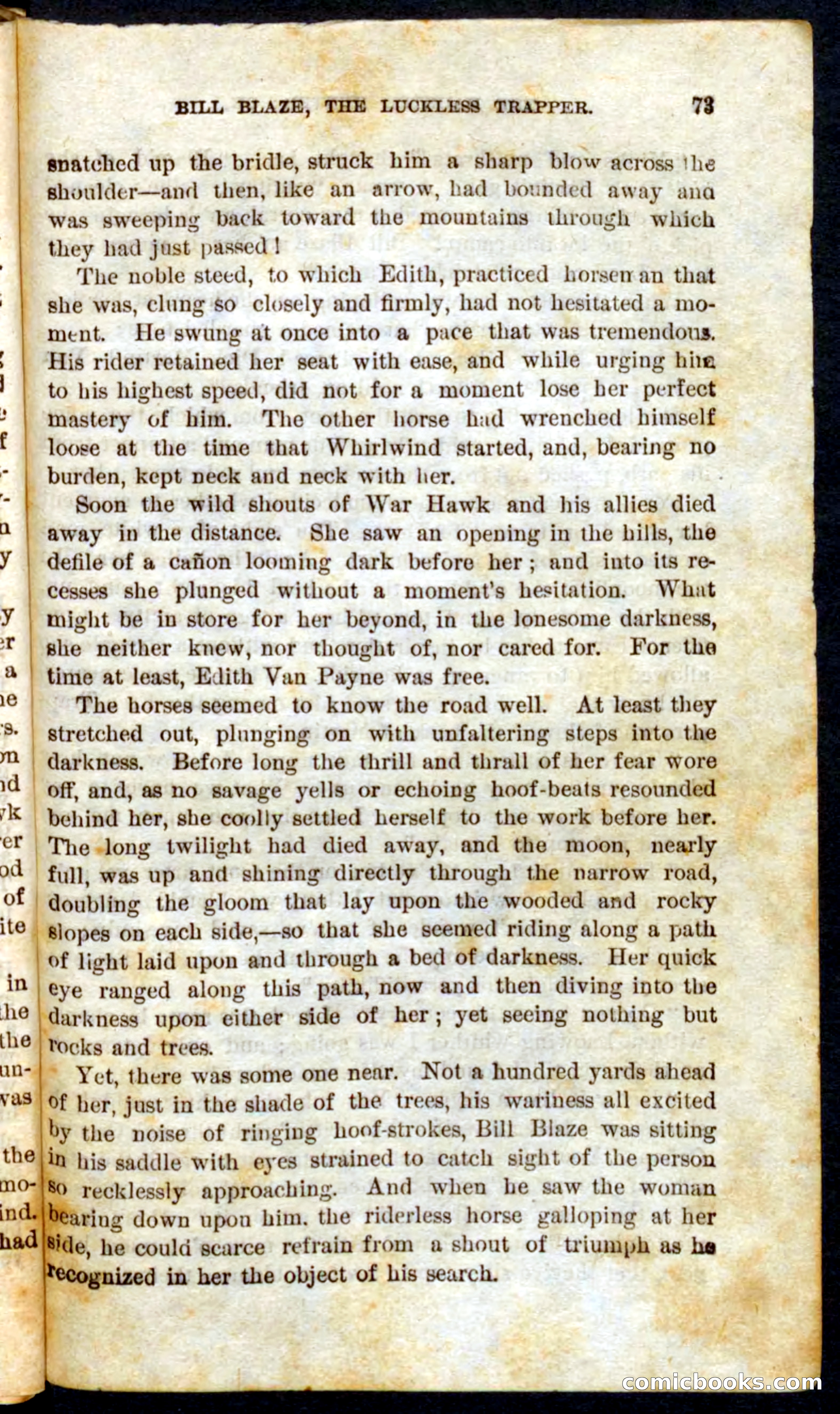 Beadle's Pocket Novels No. 62: The Luckless Trapper — page 71 of 100