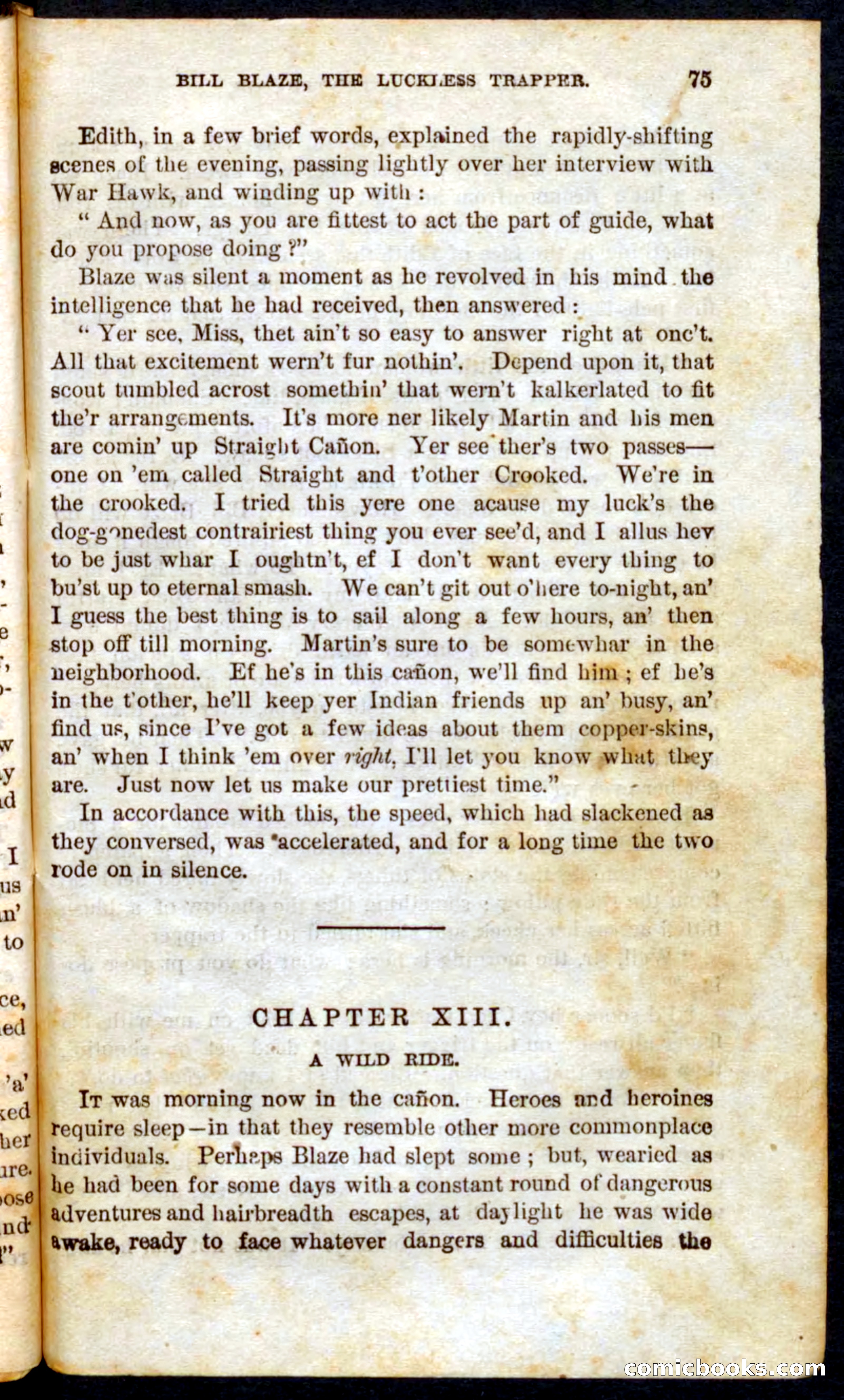 Beadle's Pocket Novels No. 62: The Luckless Trapper — page 73 of 100