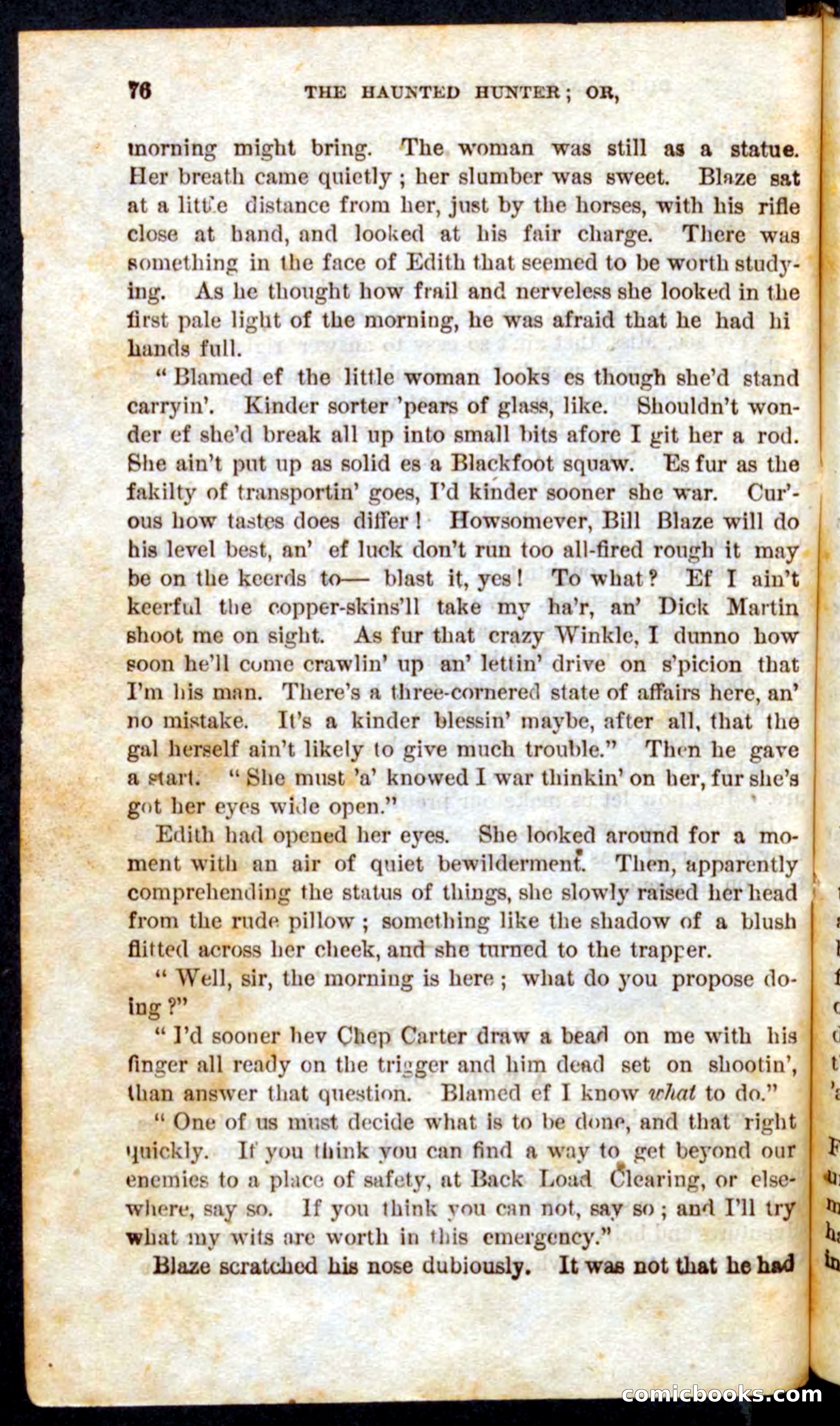 Beadle's Pocket Novels No. 62: The Luckless Trapper — page 74 of 100