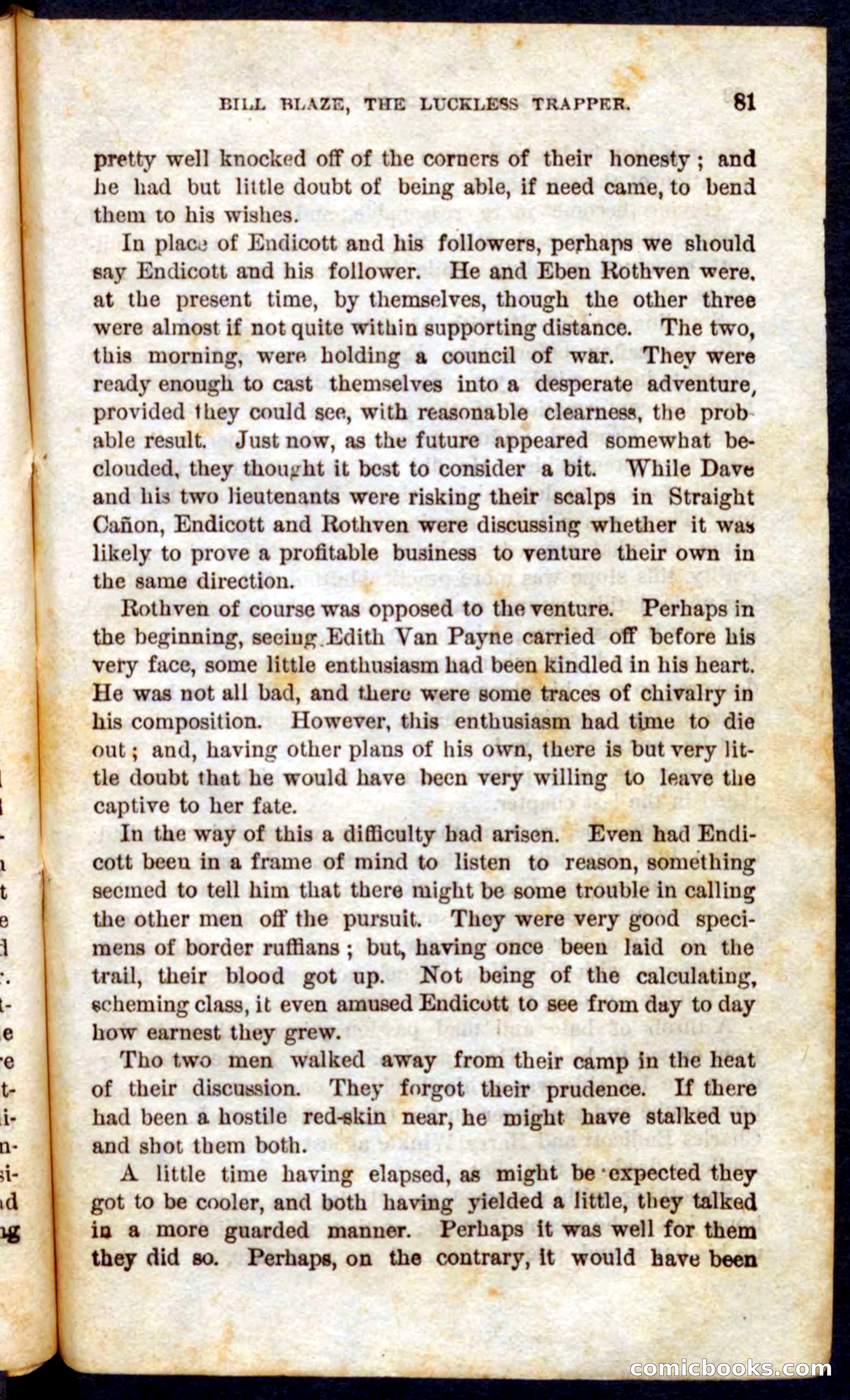 Beadle's Pocket Novels No. 62: The Luckless Trapper — page 79 of 100