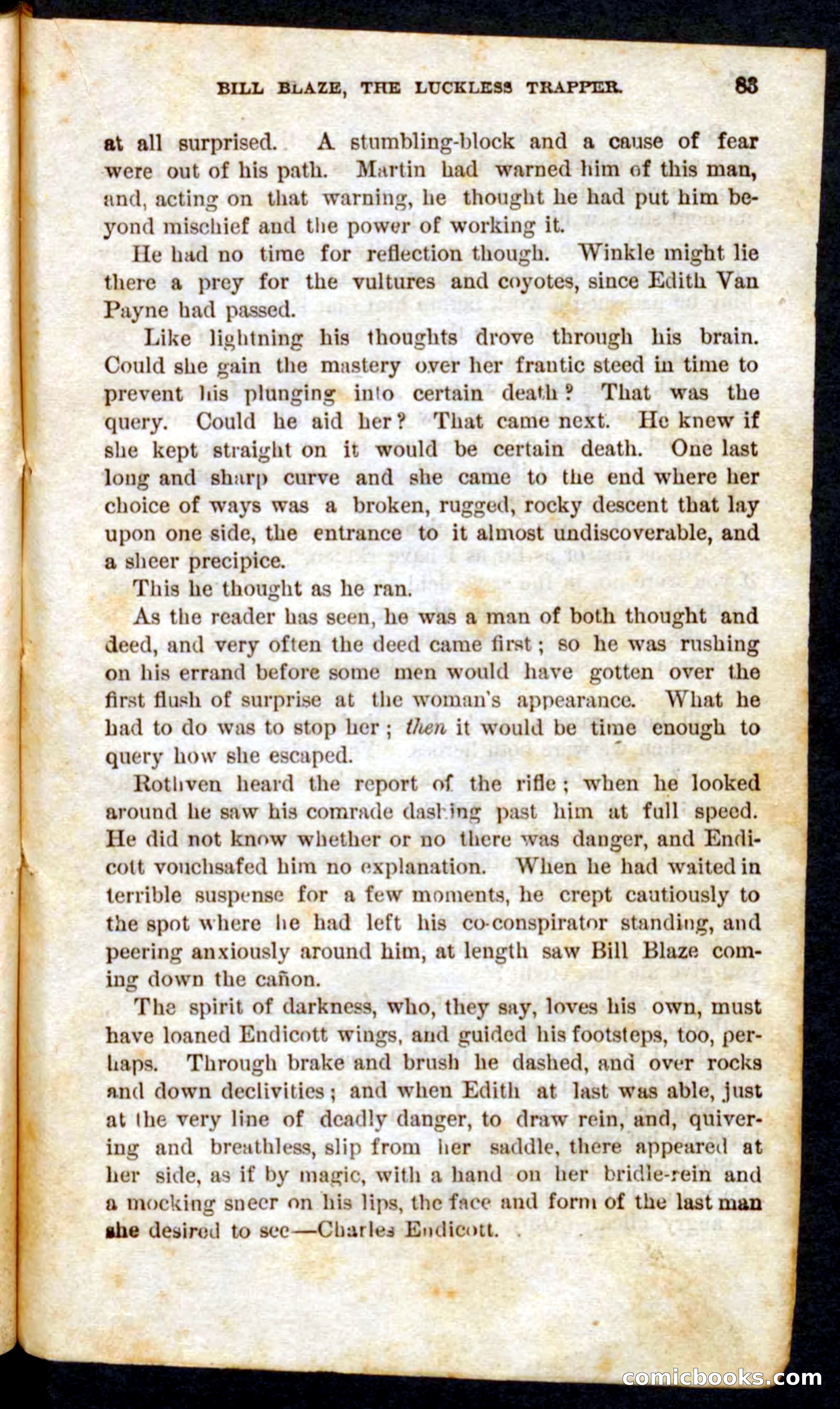 Beadle's Pocket Novels No. 62: The Luckless Trapper — page 81 of 100