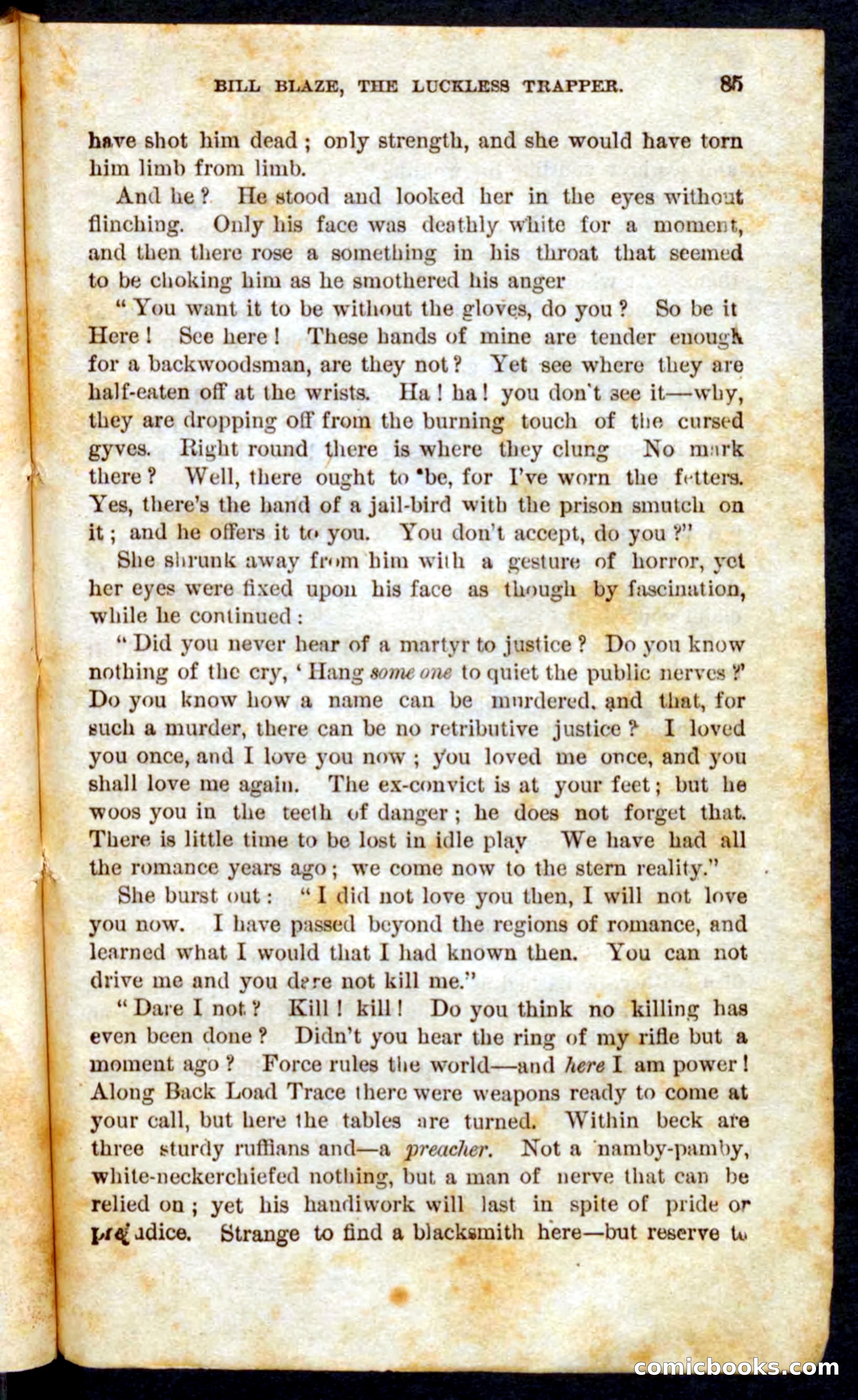 Beadle's Pocket Novels No. 62: The Luckless Trapper — page 83 of 100
