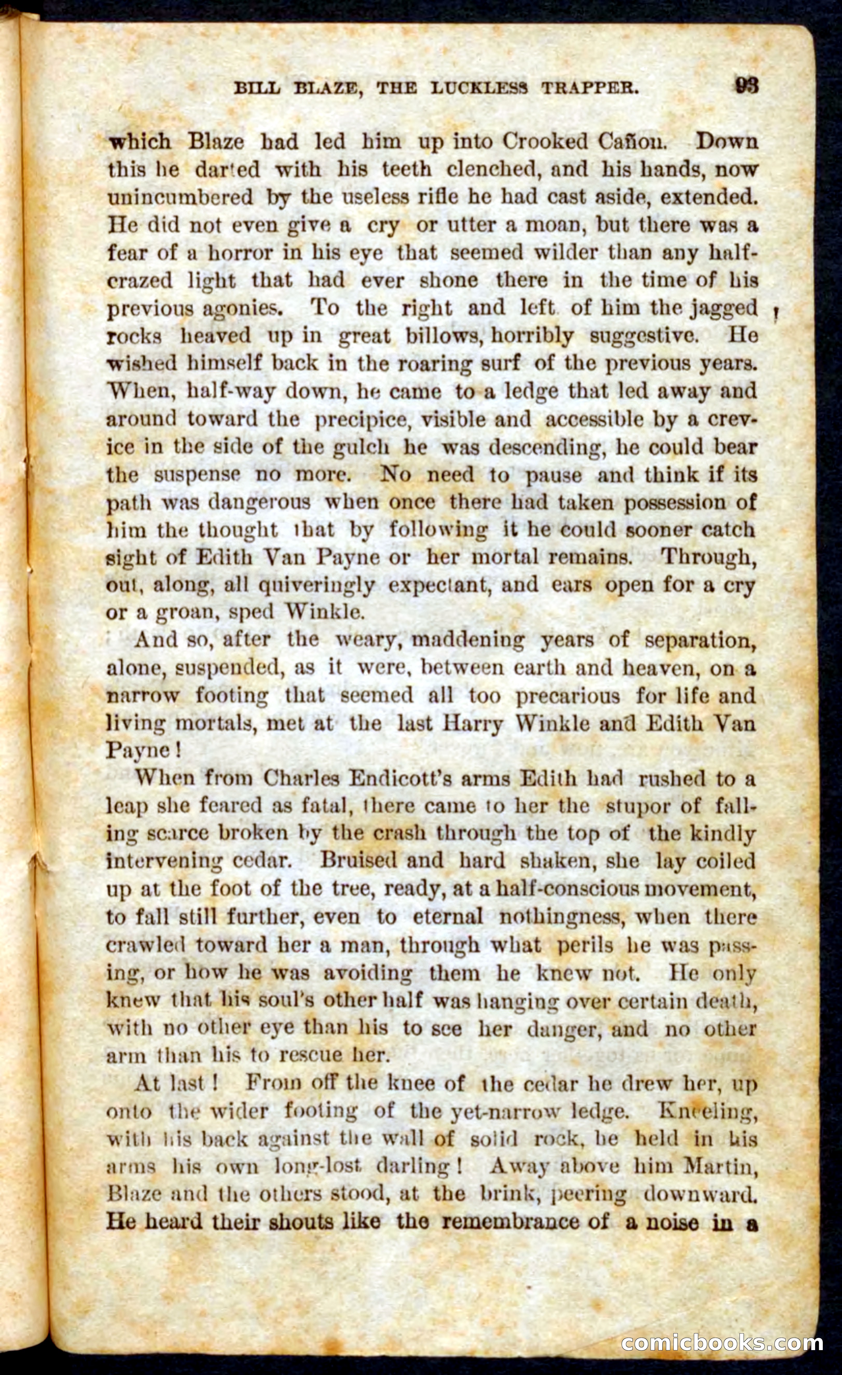 Beadle's Pocket Novels No. 62: The Luckless Trapper — page 91 of 100