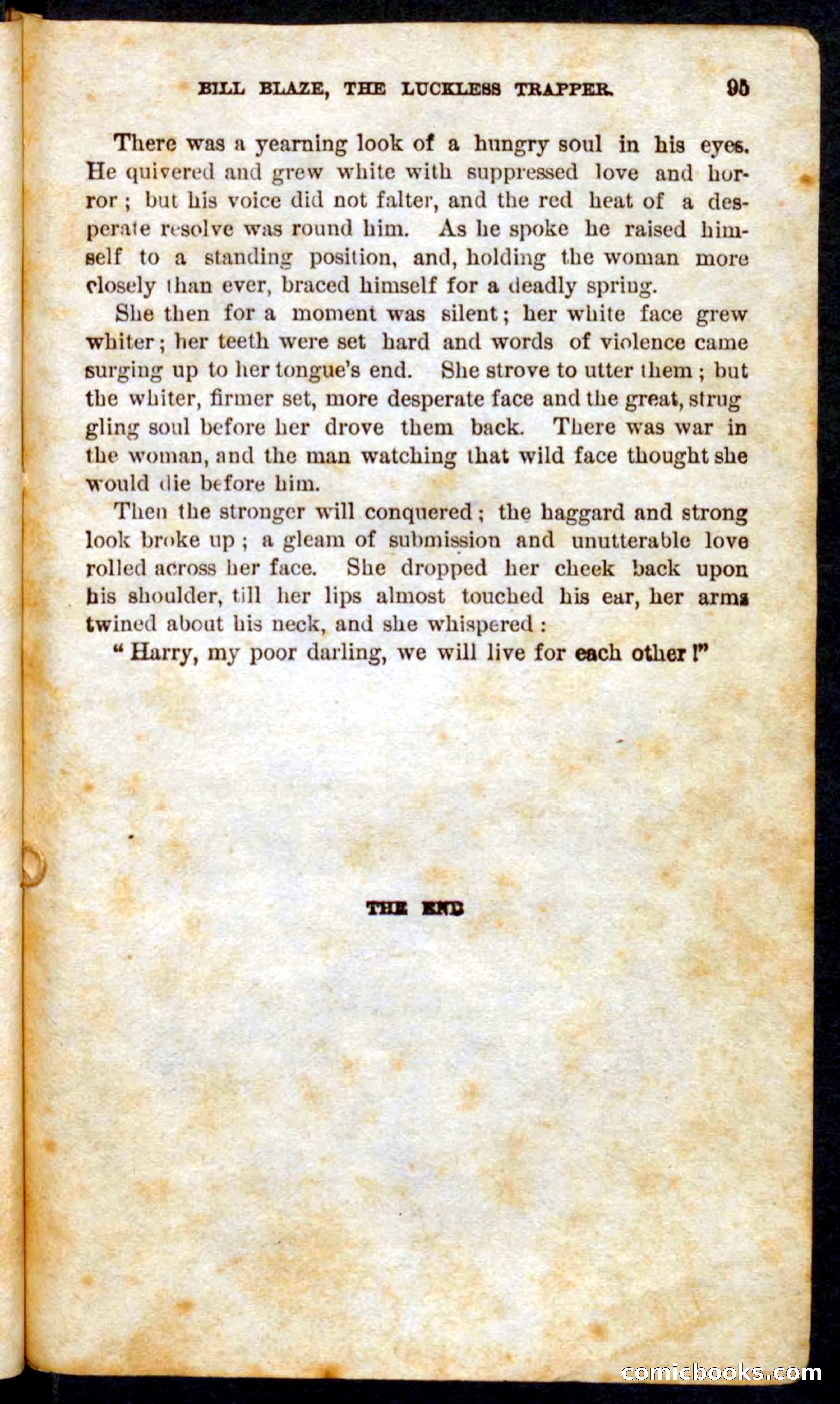 Beadle's Pocket Novels No. 62: The Luckless Trapper — page 93 of 100