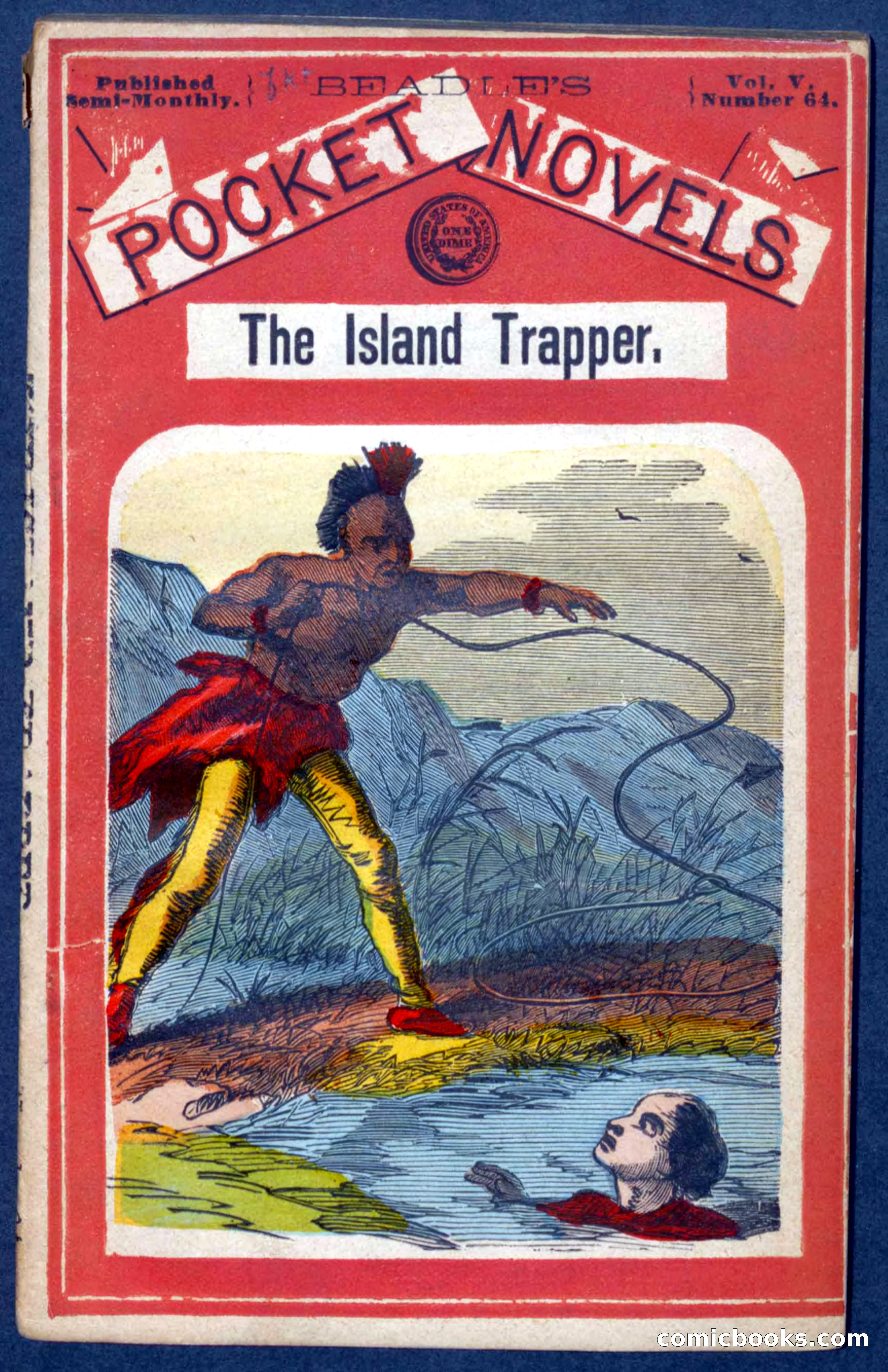 Beadle's Pocket Novels No. 64: The Island Trapper