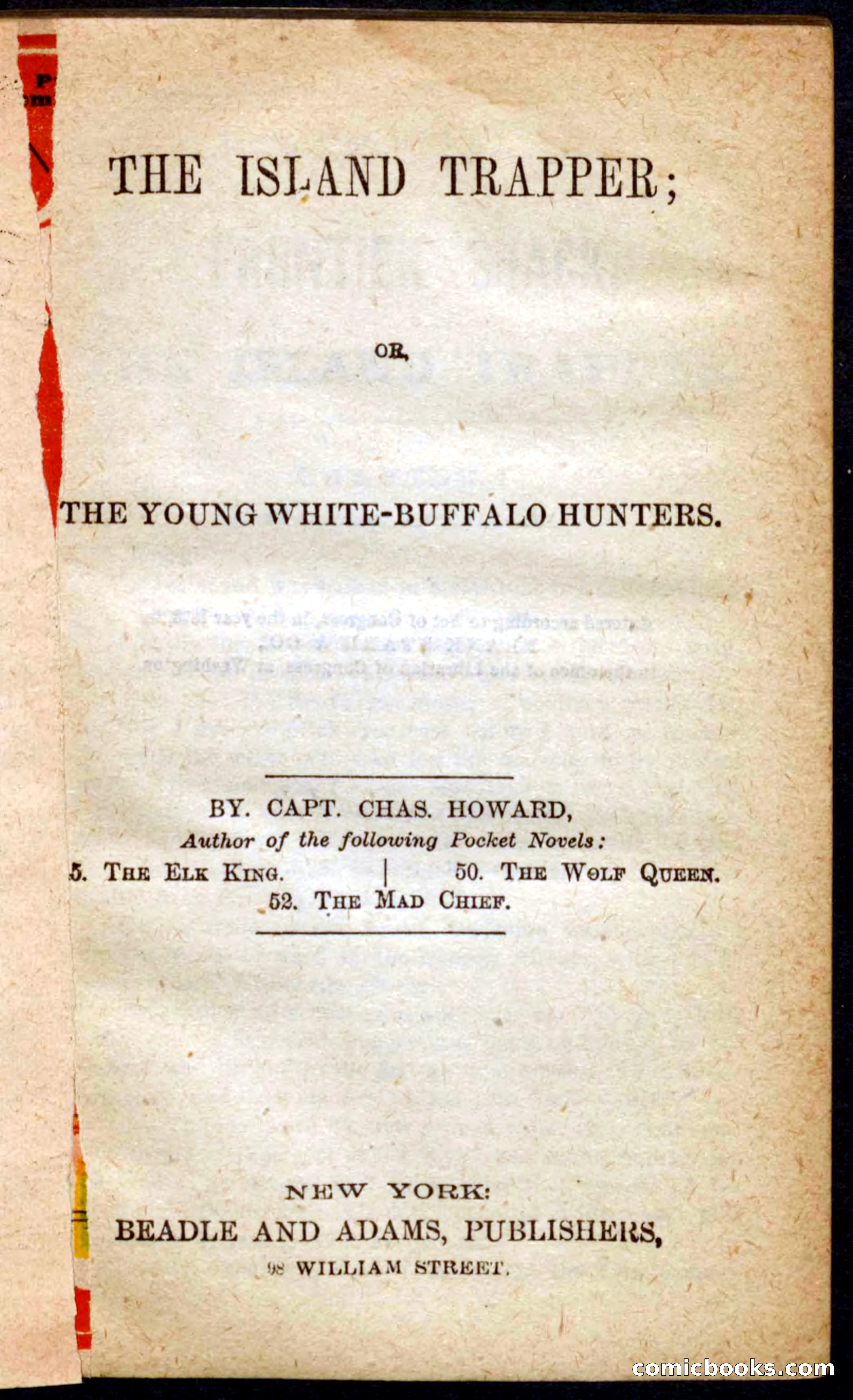 Beadle's Pocket Novels No. 64: The Island Trapper — page 3 of 100