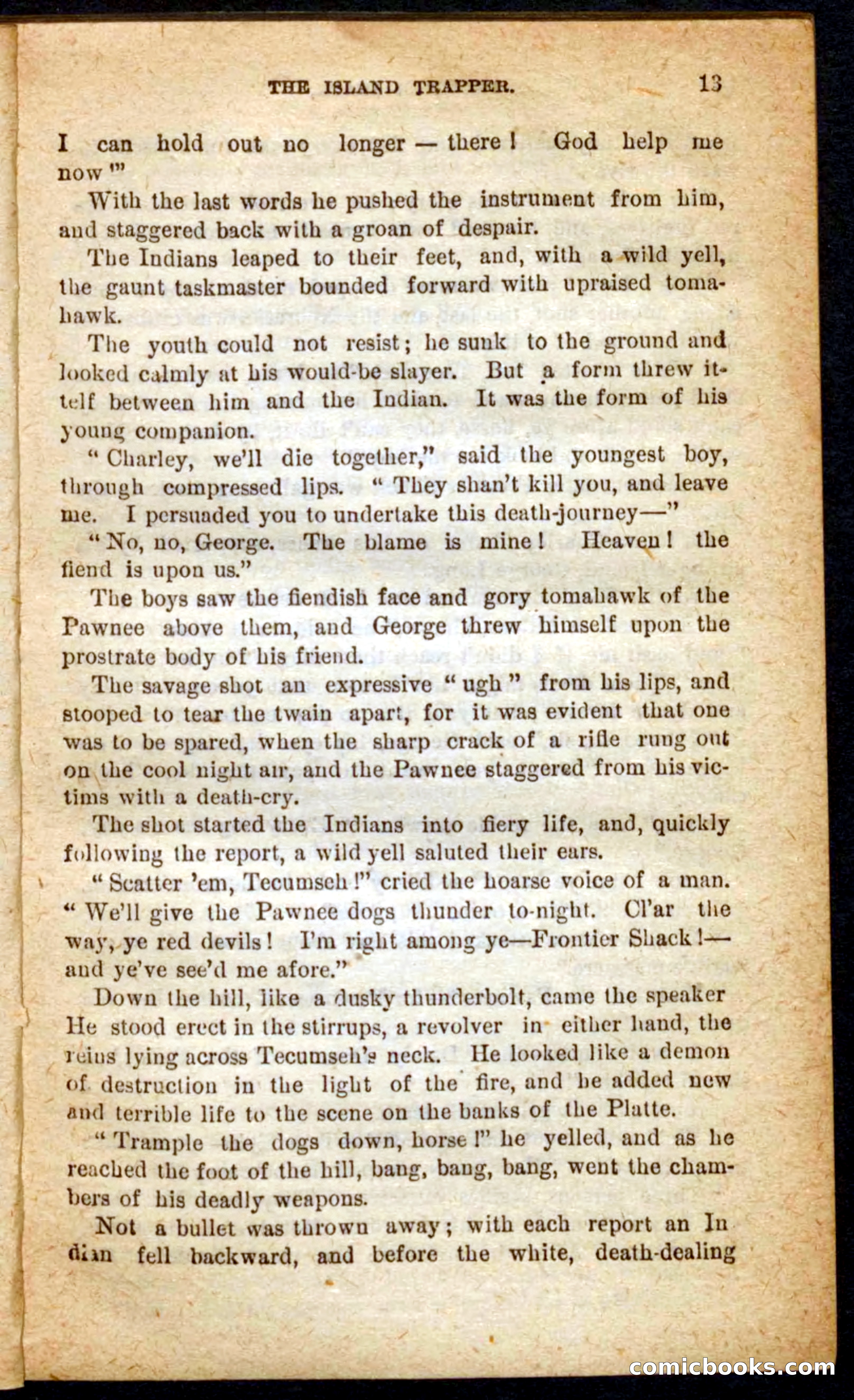 Beadle's Pocket Novels No. 64: The Island Trapper — page 9 of 100