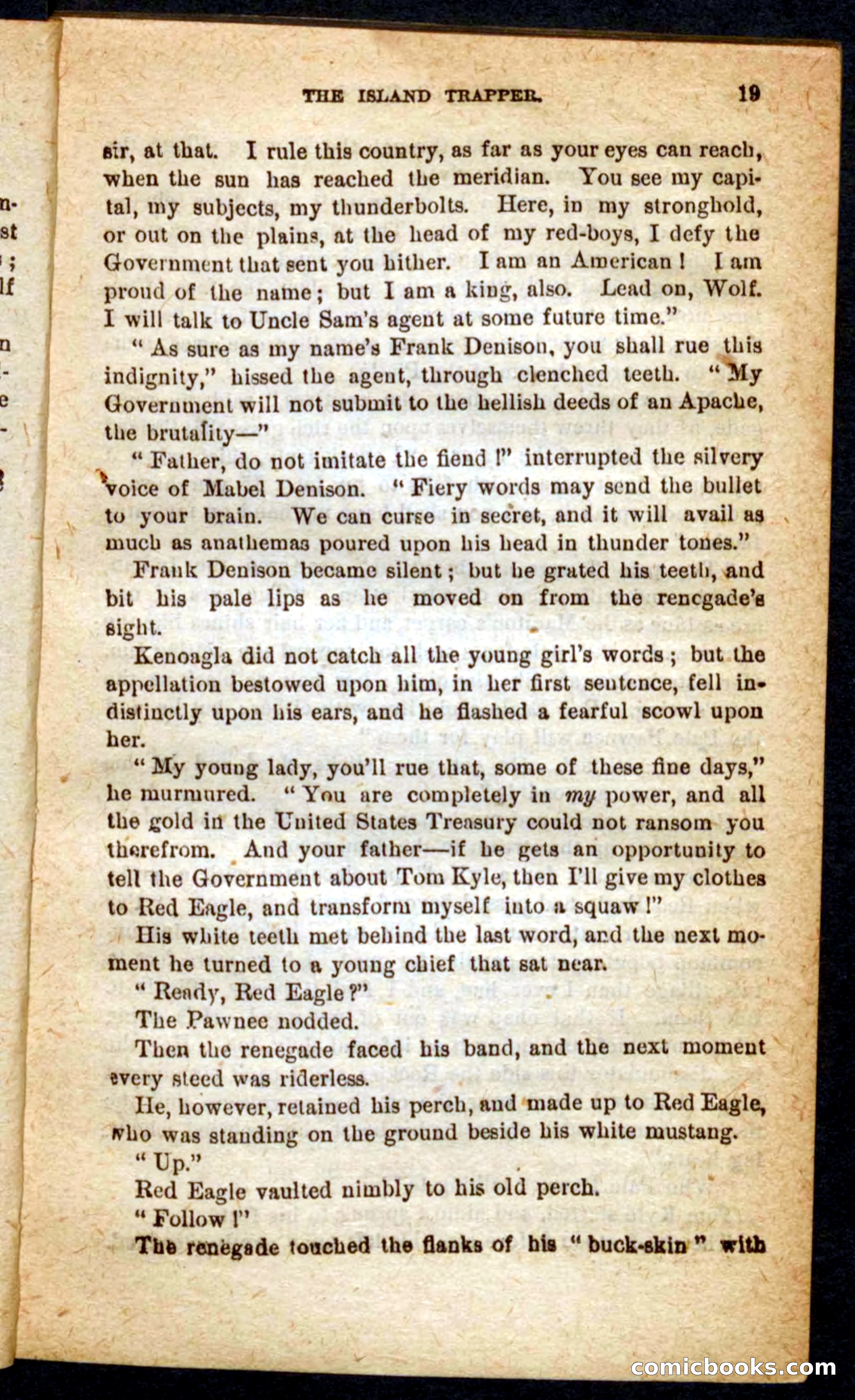 Beadle's Pocket Novels No. 64: The Island Trapper — page 15 of 100