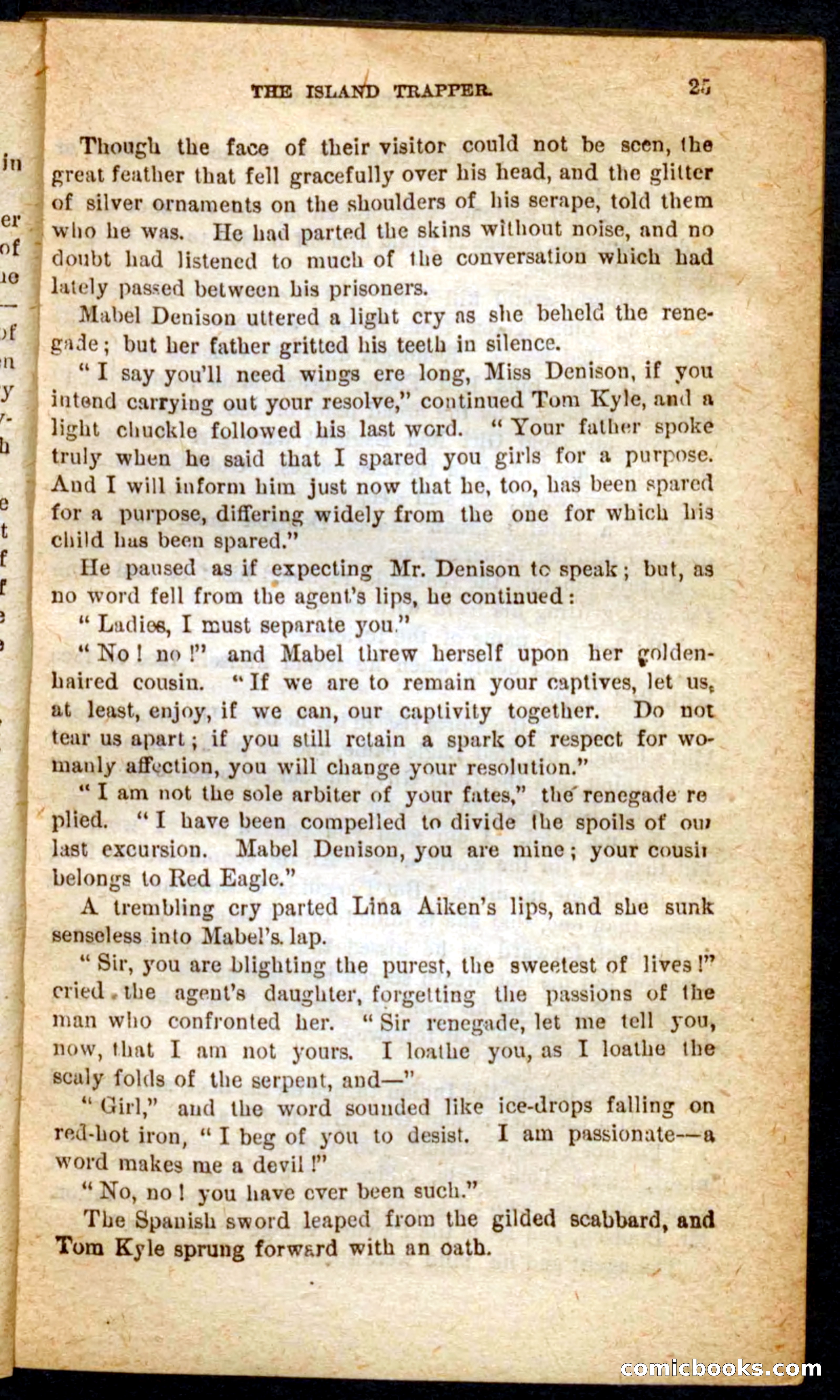 Beadle's Pocket Novels No. 64: The Island Trapper — page 21 of 100