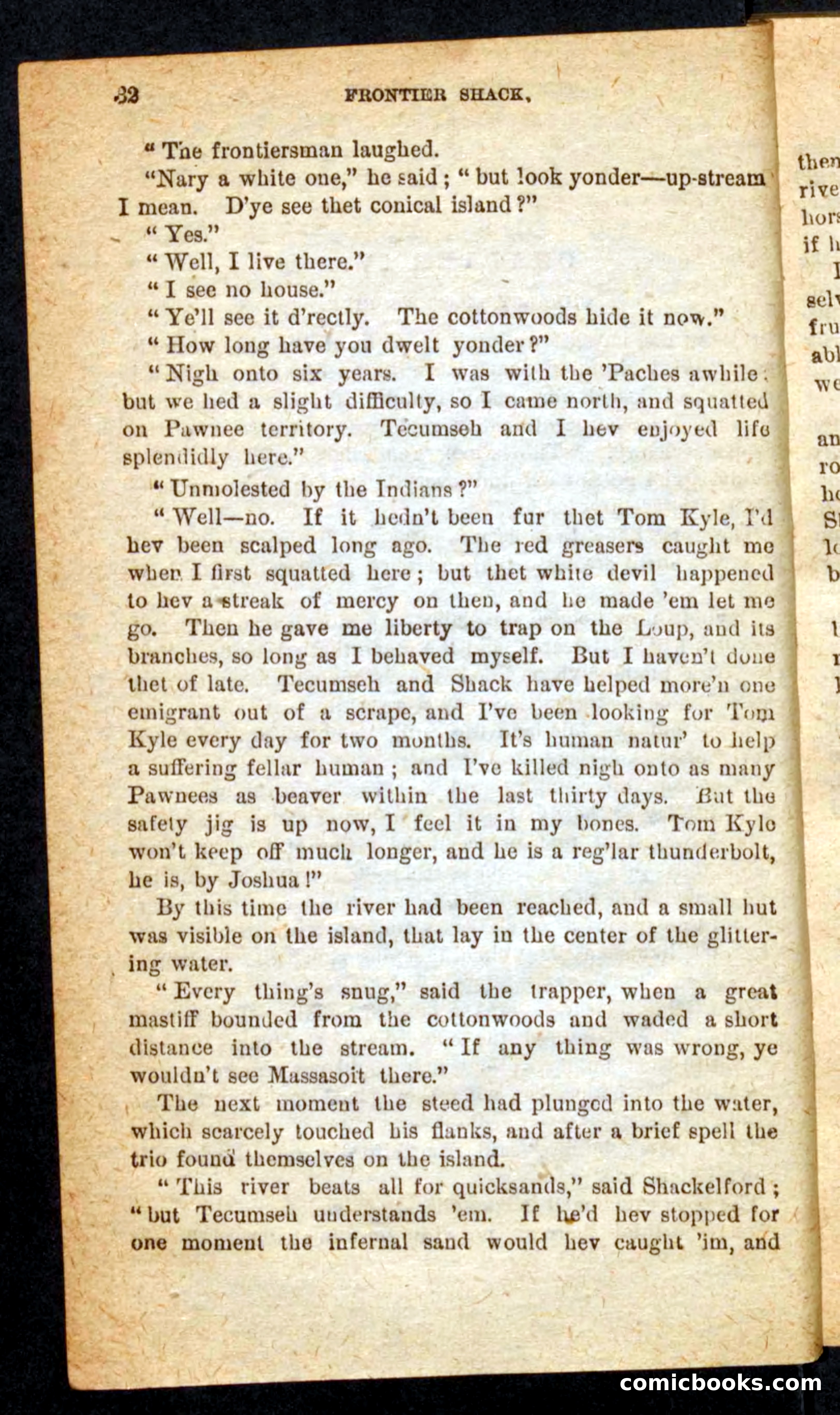 Beadle's Pocket Novels No. 64: The Island Trapper — page 28 of 100
