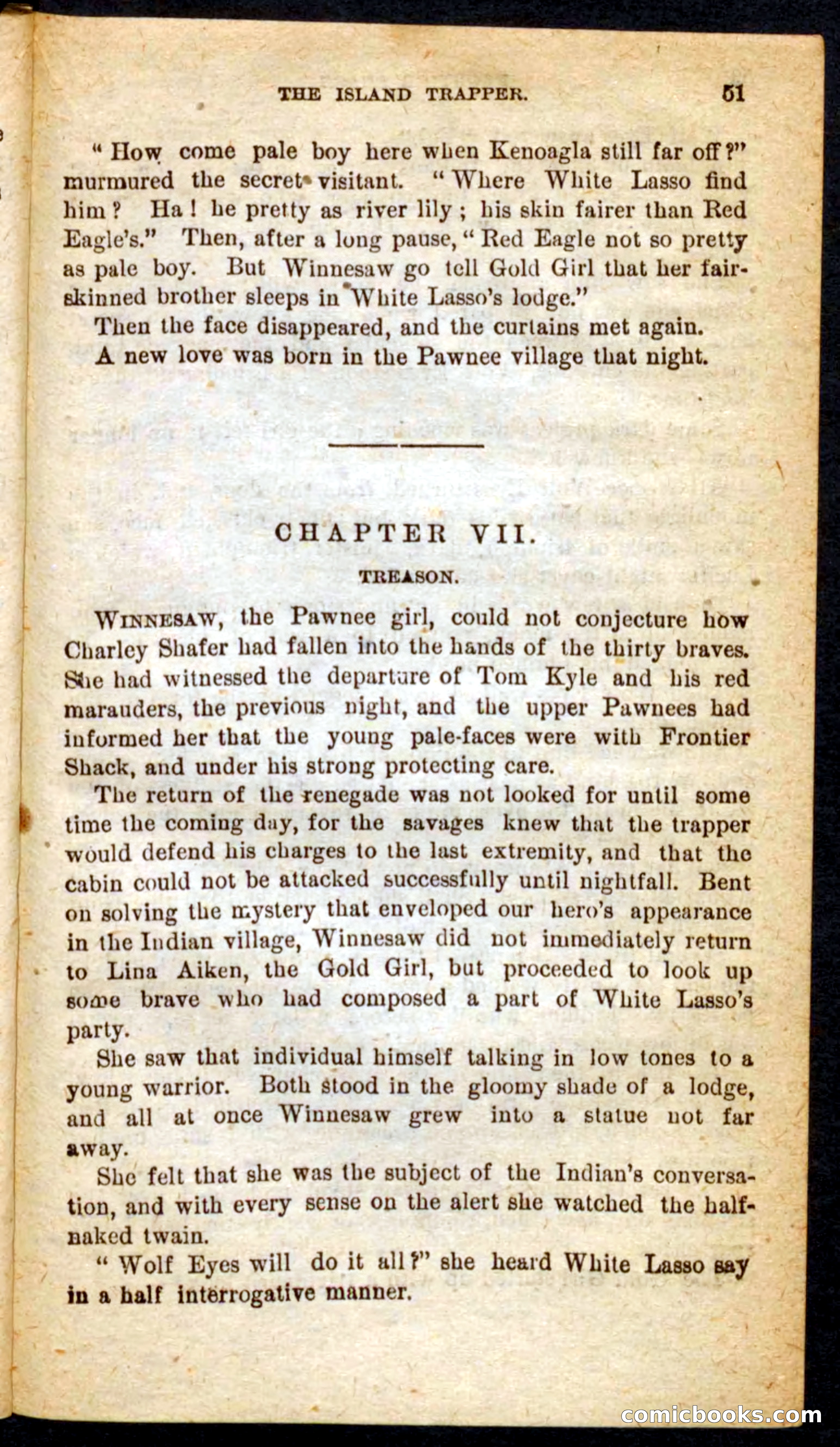 Beadle's Pocket Novels No. 64: The Island Trapper — page 47 of 100