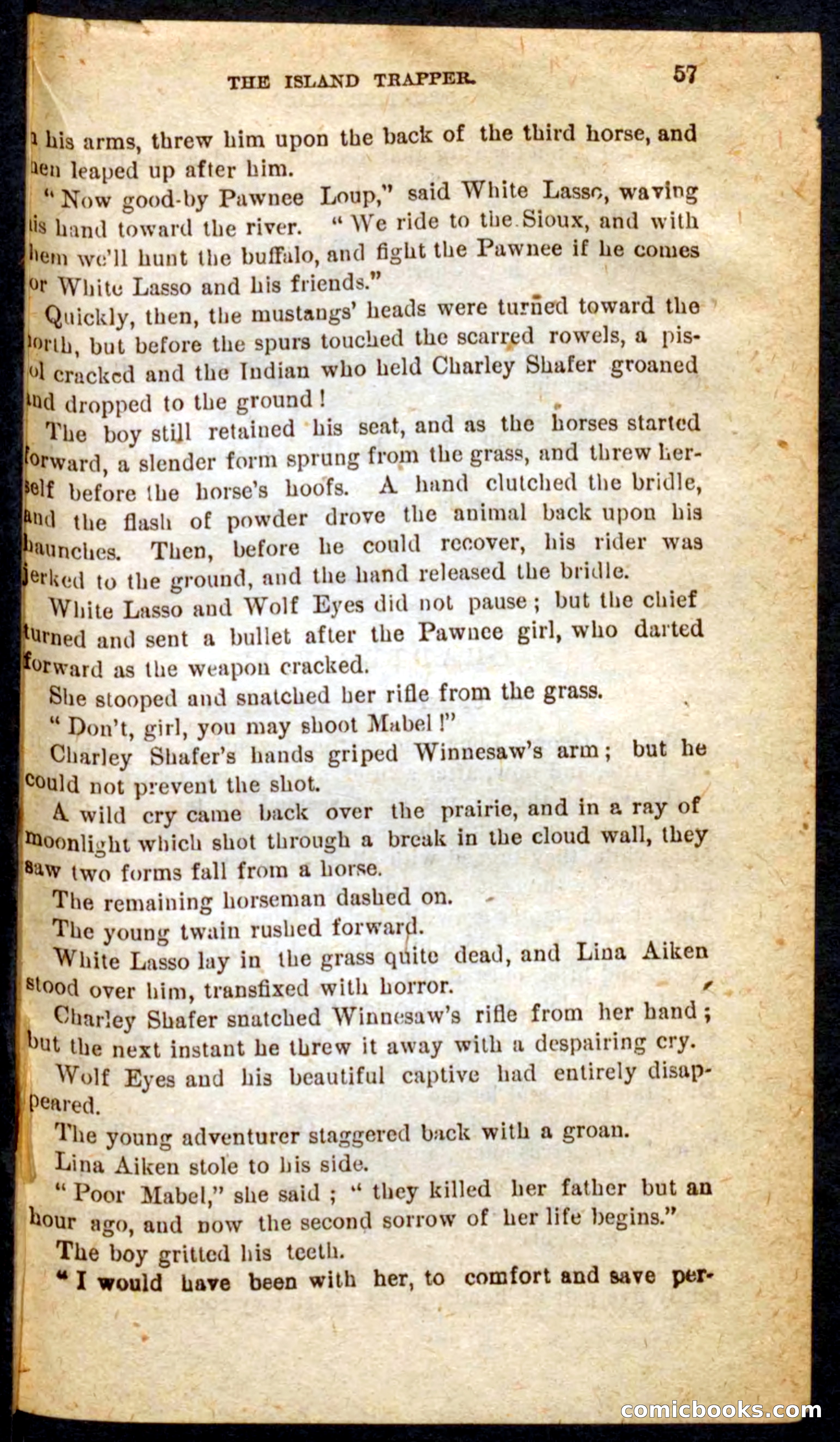 Beadle's Pocket Novels No. 64: The Island Trapper — page 53 of 100