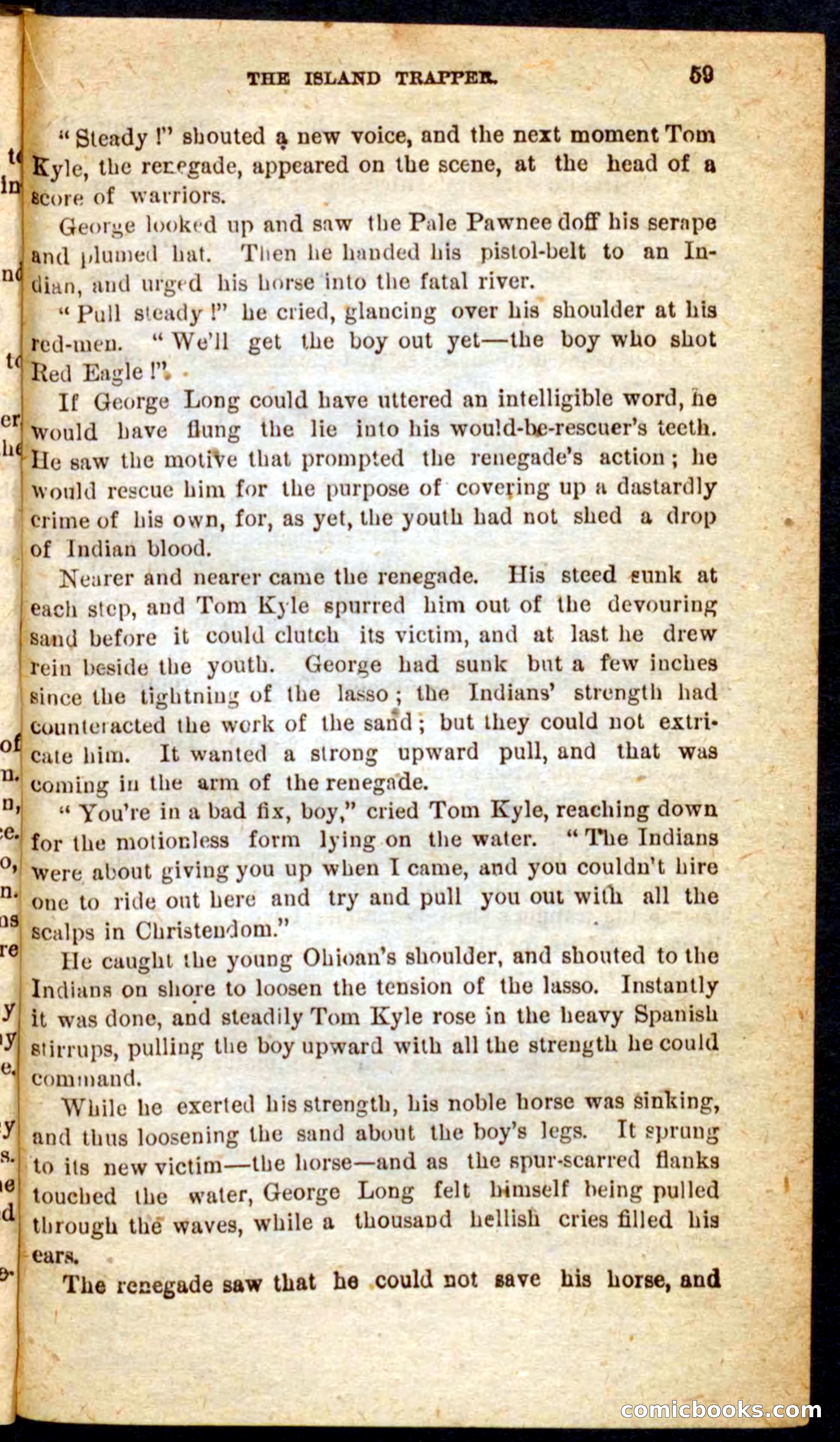 Beadle's Pocket Novels No. 64: The Island Trapper — page 55 of 100
