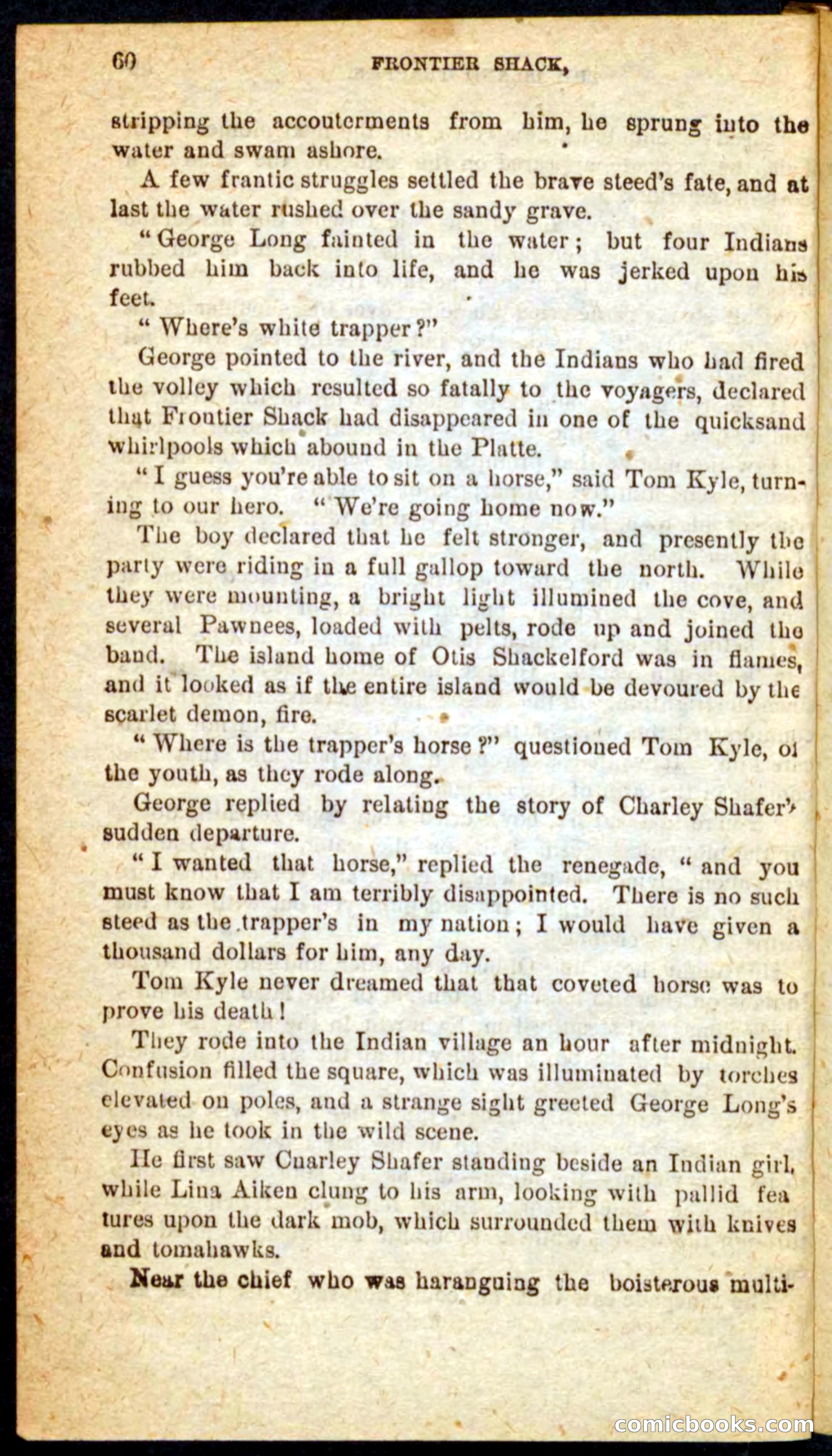Beadle's Pocket Novels No. 64: The Island Trapper — page 56 of 100