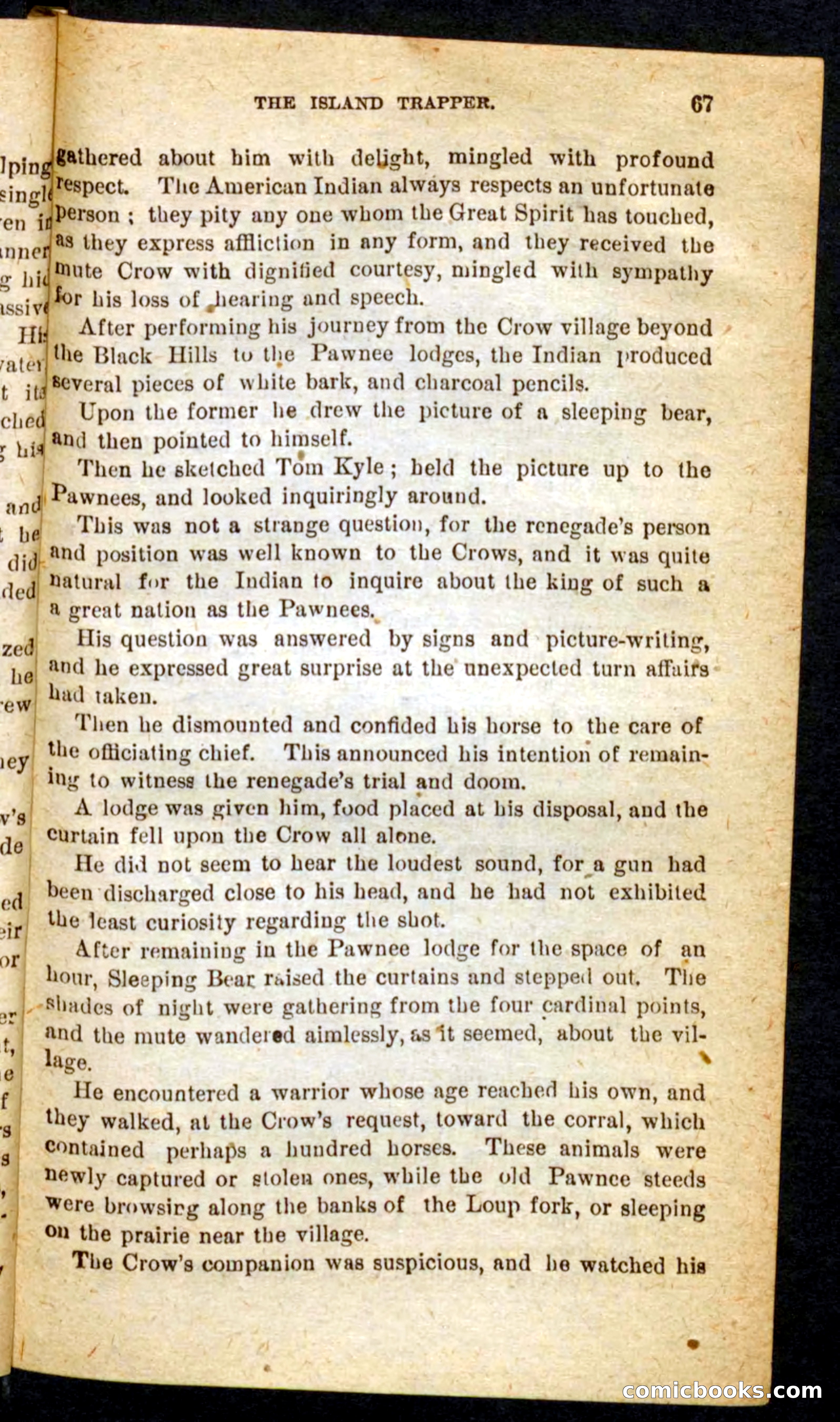 Beadle's Pocket Novels No. 64: The Island Trapper — page 63 of 100