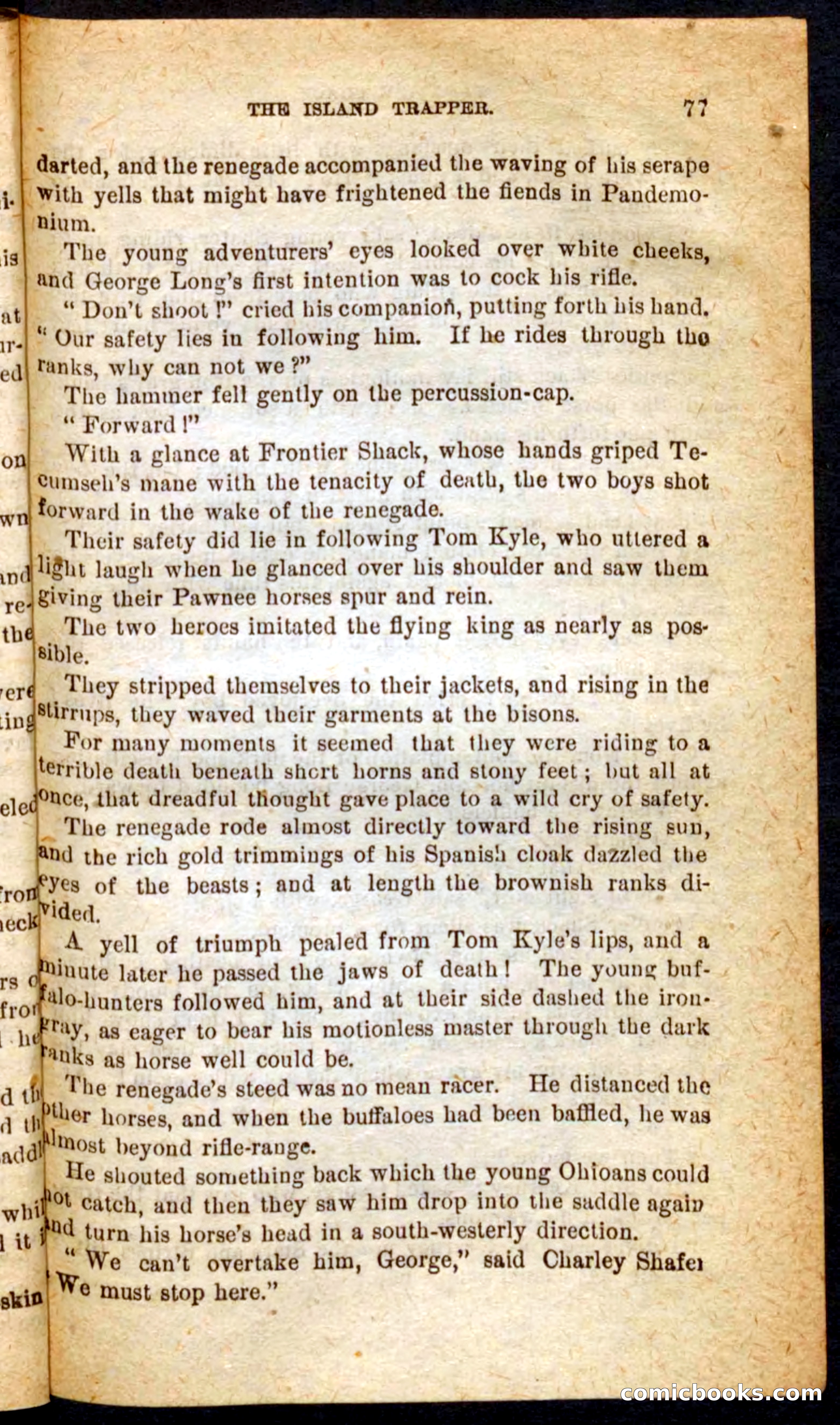 Beadle's Pocket Novels No. 64: The Island Trapper — page 73 of 100