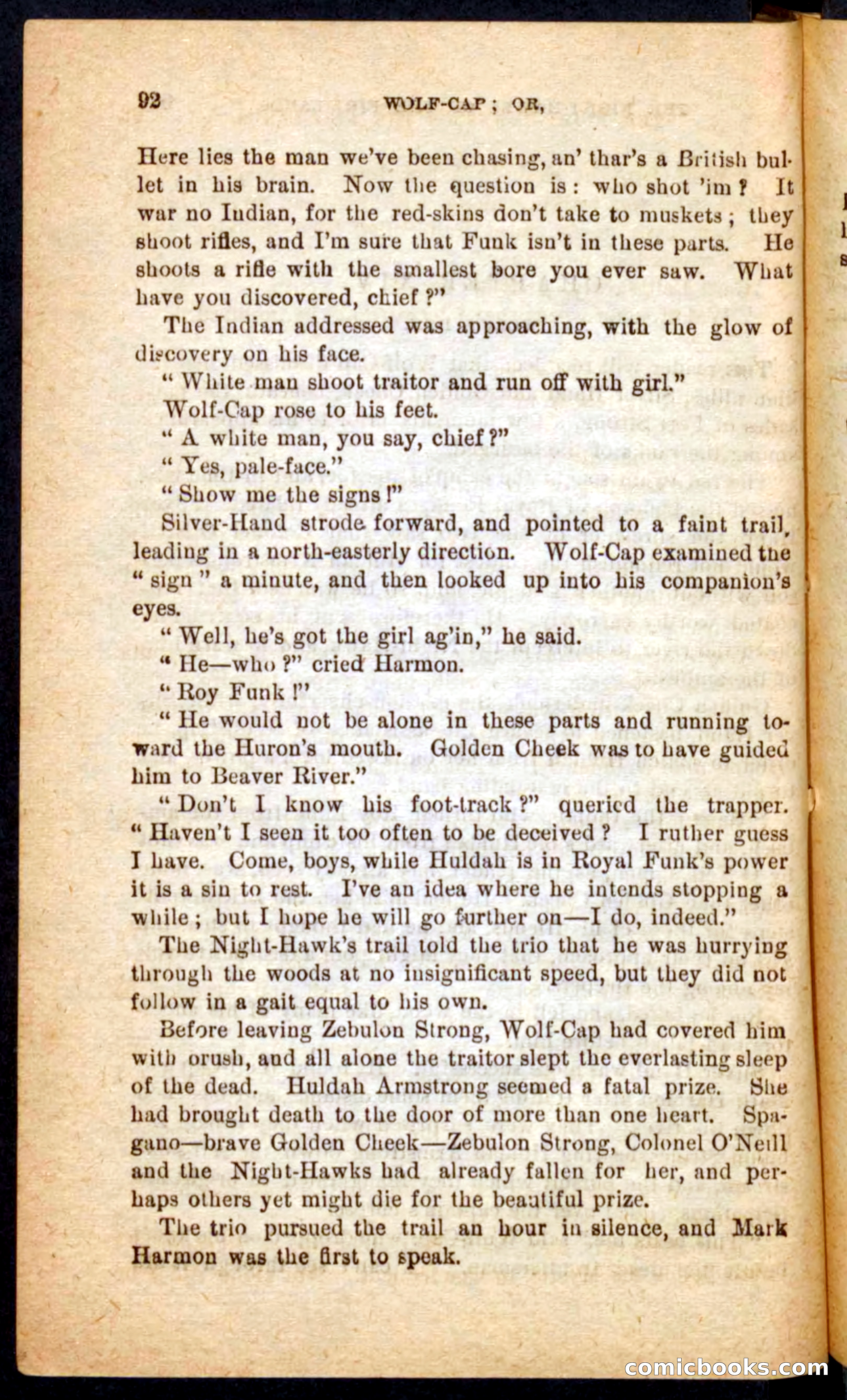 Beadle's Pocket Novels No. 65: Wolf-Cap — page 88 of 100