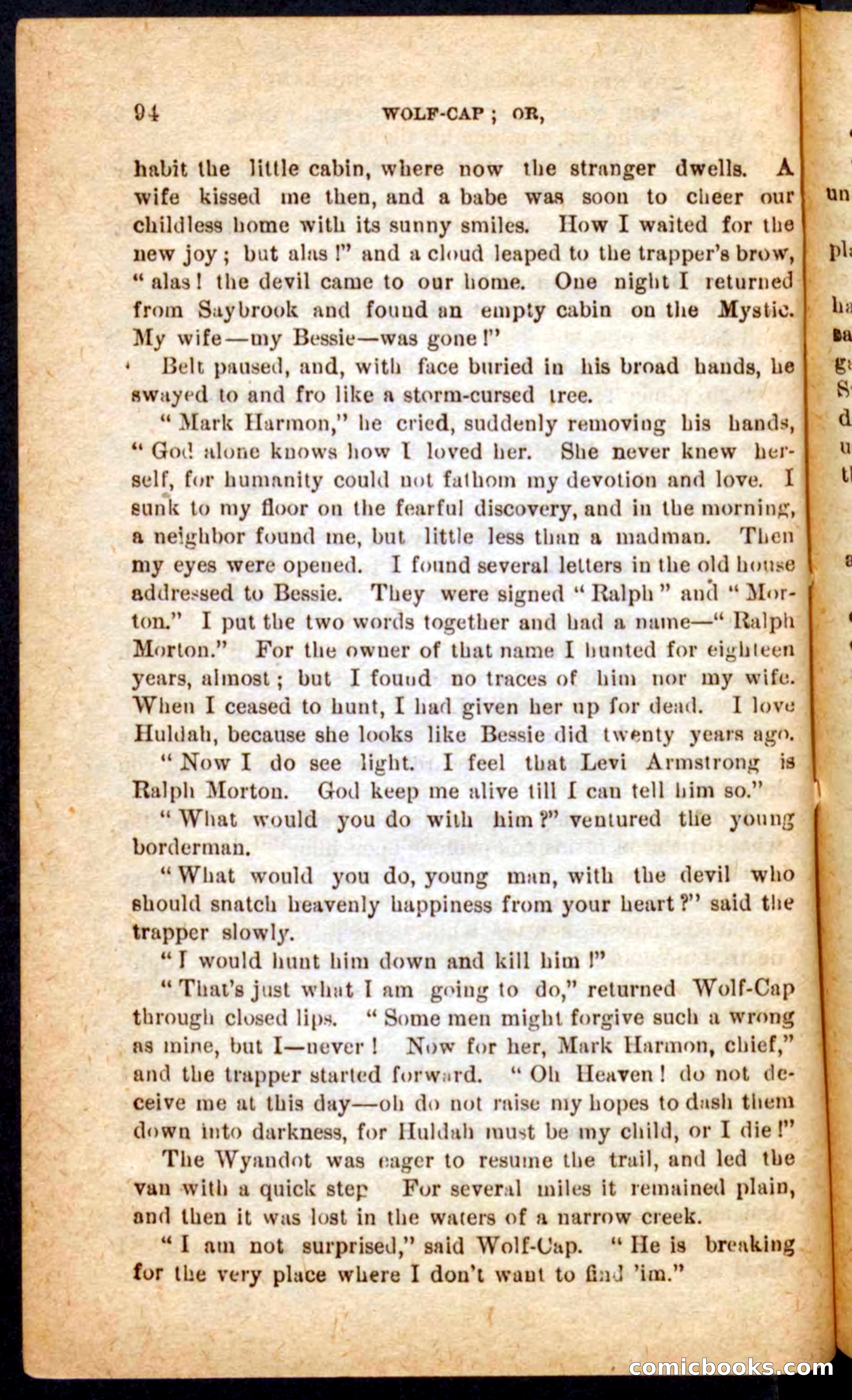 Beadle's Pocket Novels No. 65: Wolf-Cap — page 90 of 100