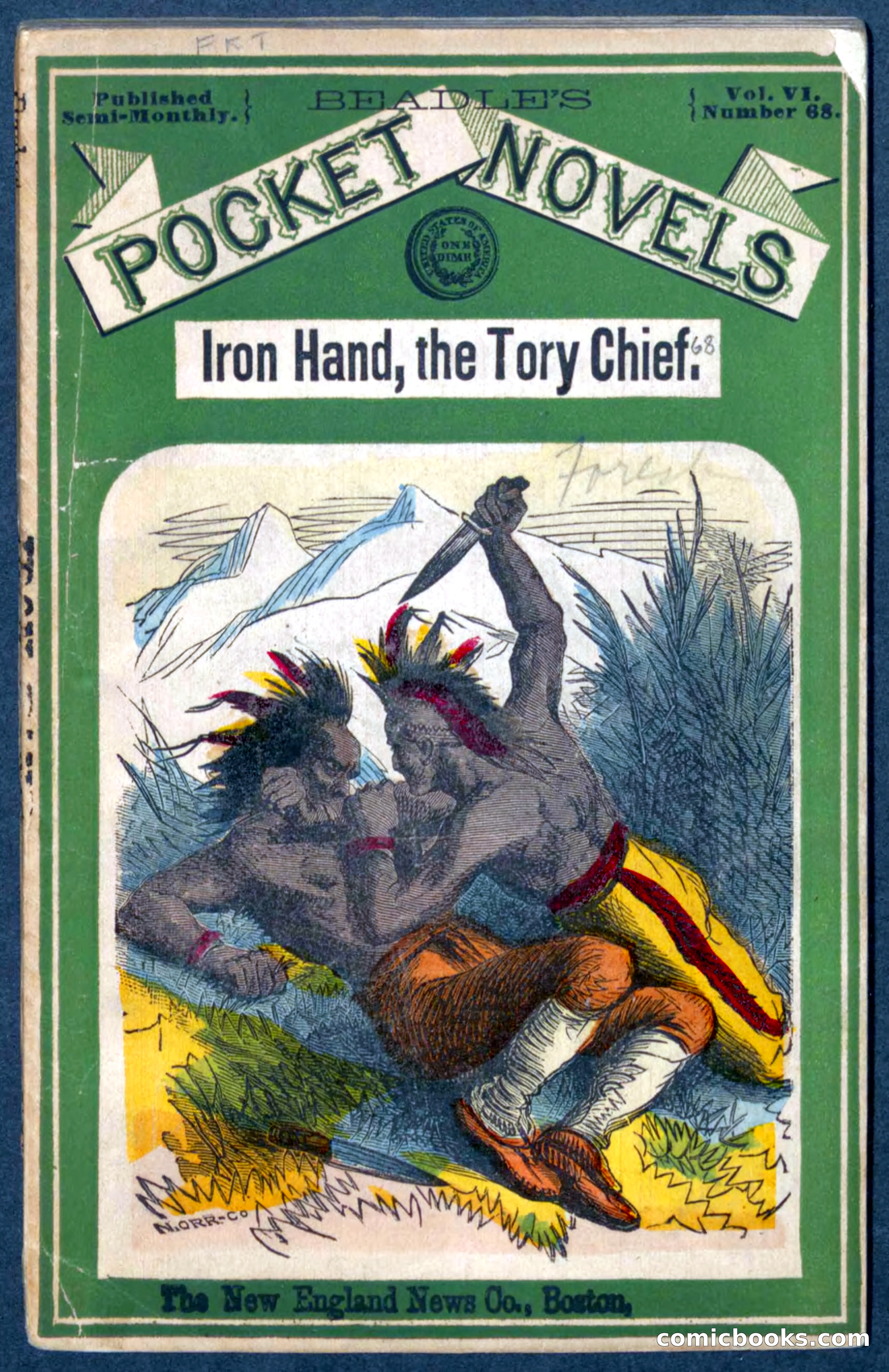 Beadle's Pocket Novels No. 68: Iron Hand, the Tory Chief