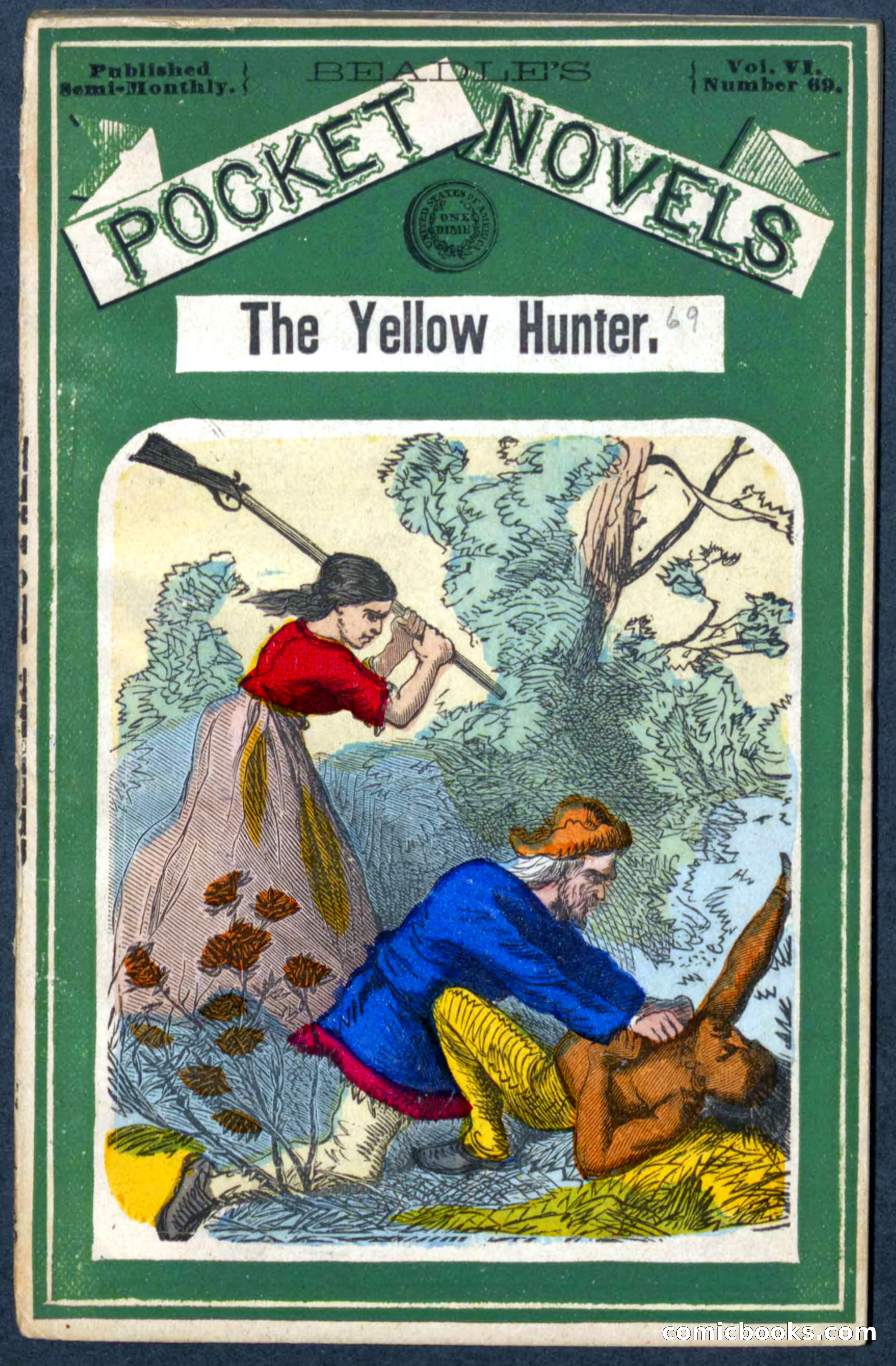Beadle's Pocket Novels No. 69: The Yellow Hunter