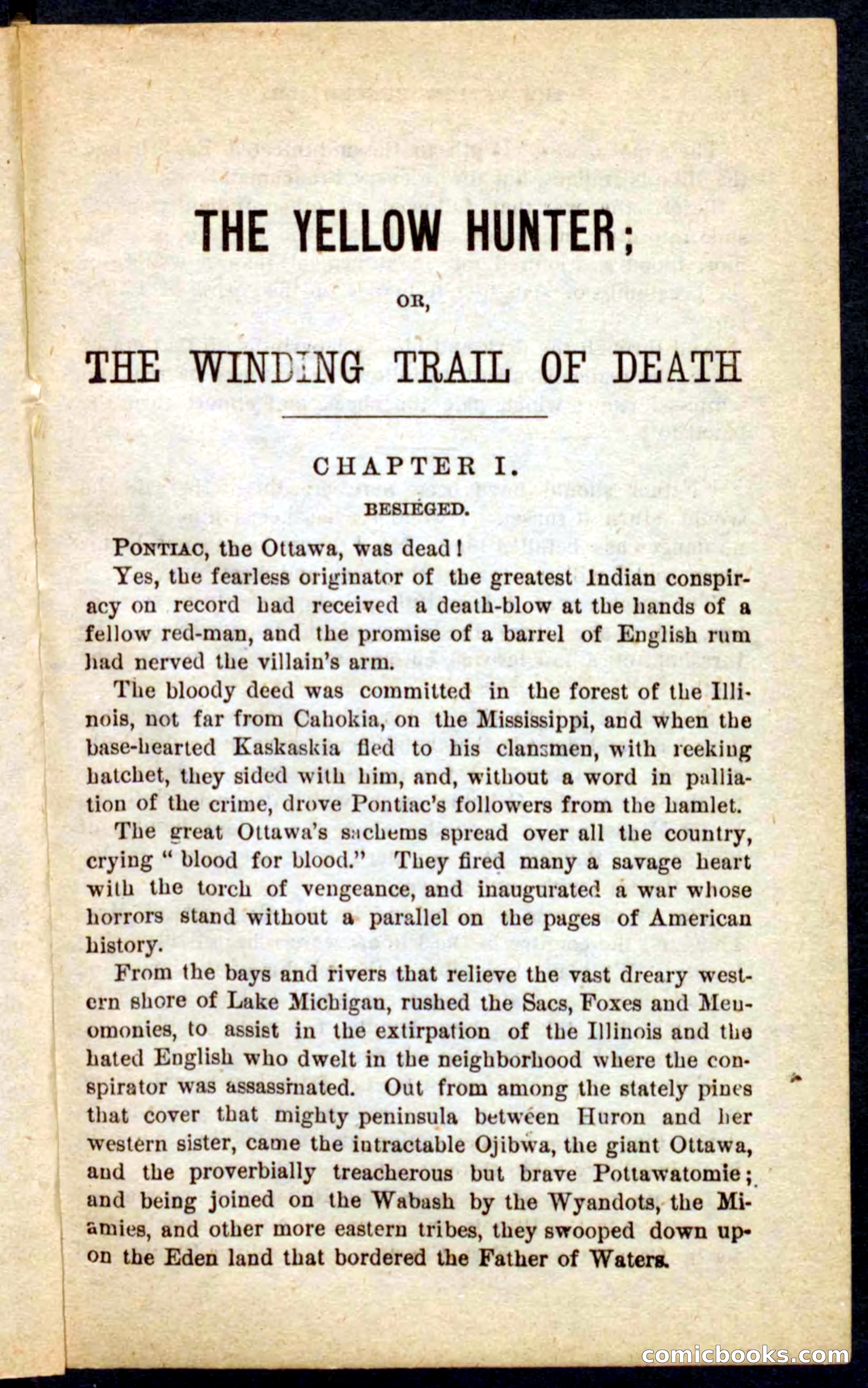 Beadle's Pocket Novels No. 69: The Yellow Hunter — page 5 of 100