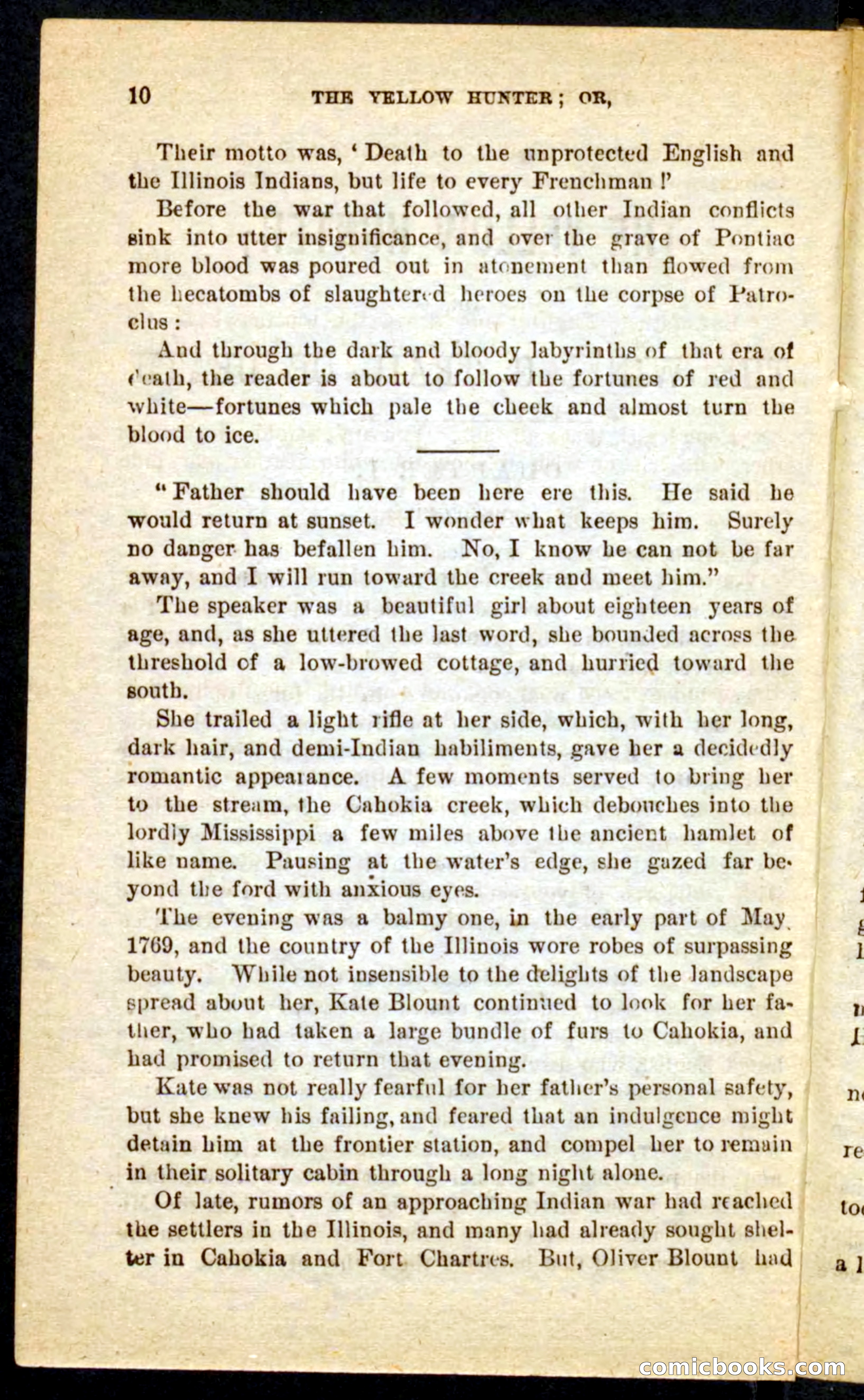 Beadle's Pocket Novels No. 69: The Yellow Hunter — page 6 of 100