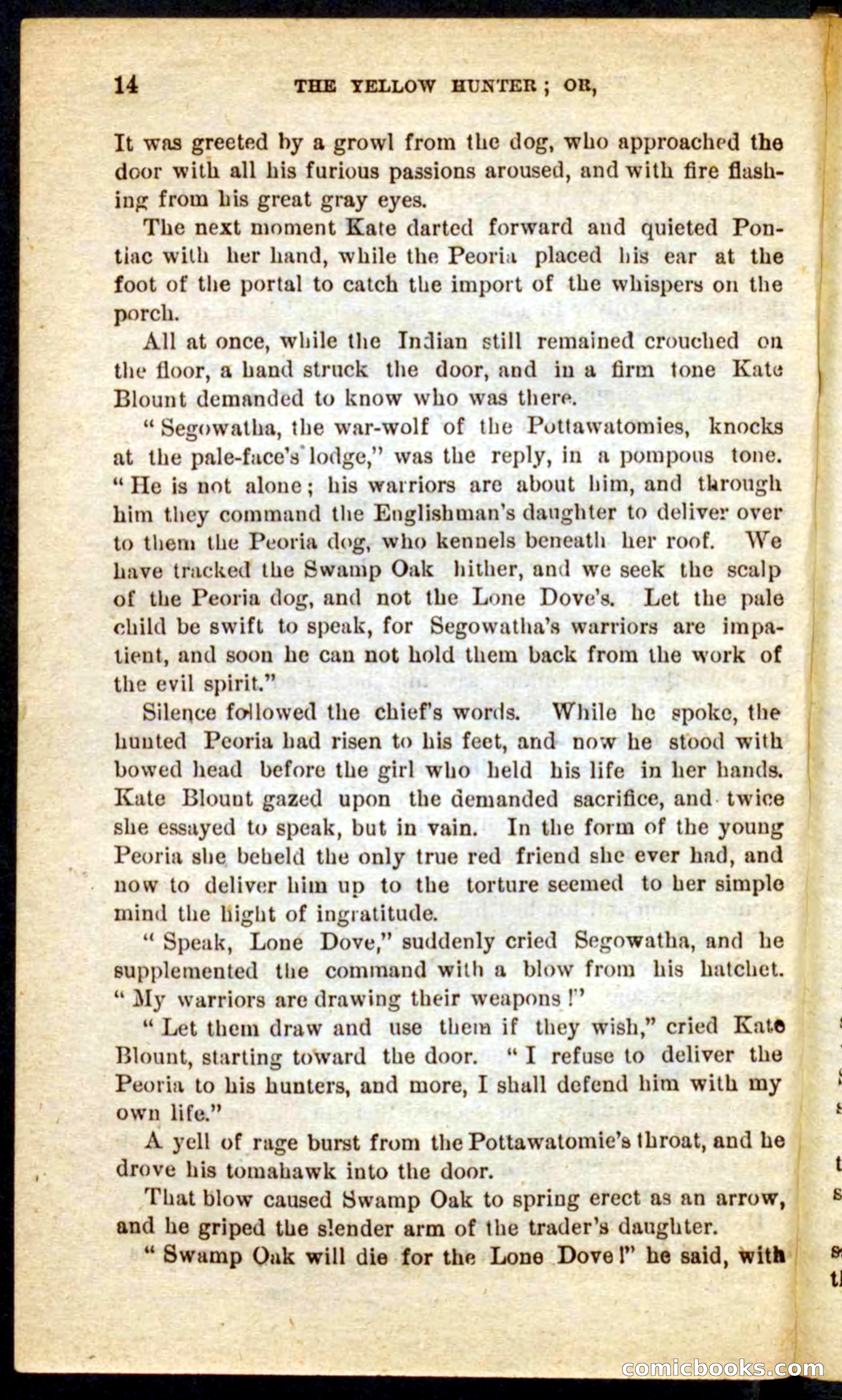 Beadle's Pocket Novels No. 69: The Yellow Hunter — page 10 of 100