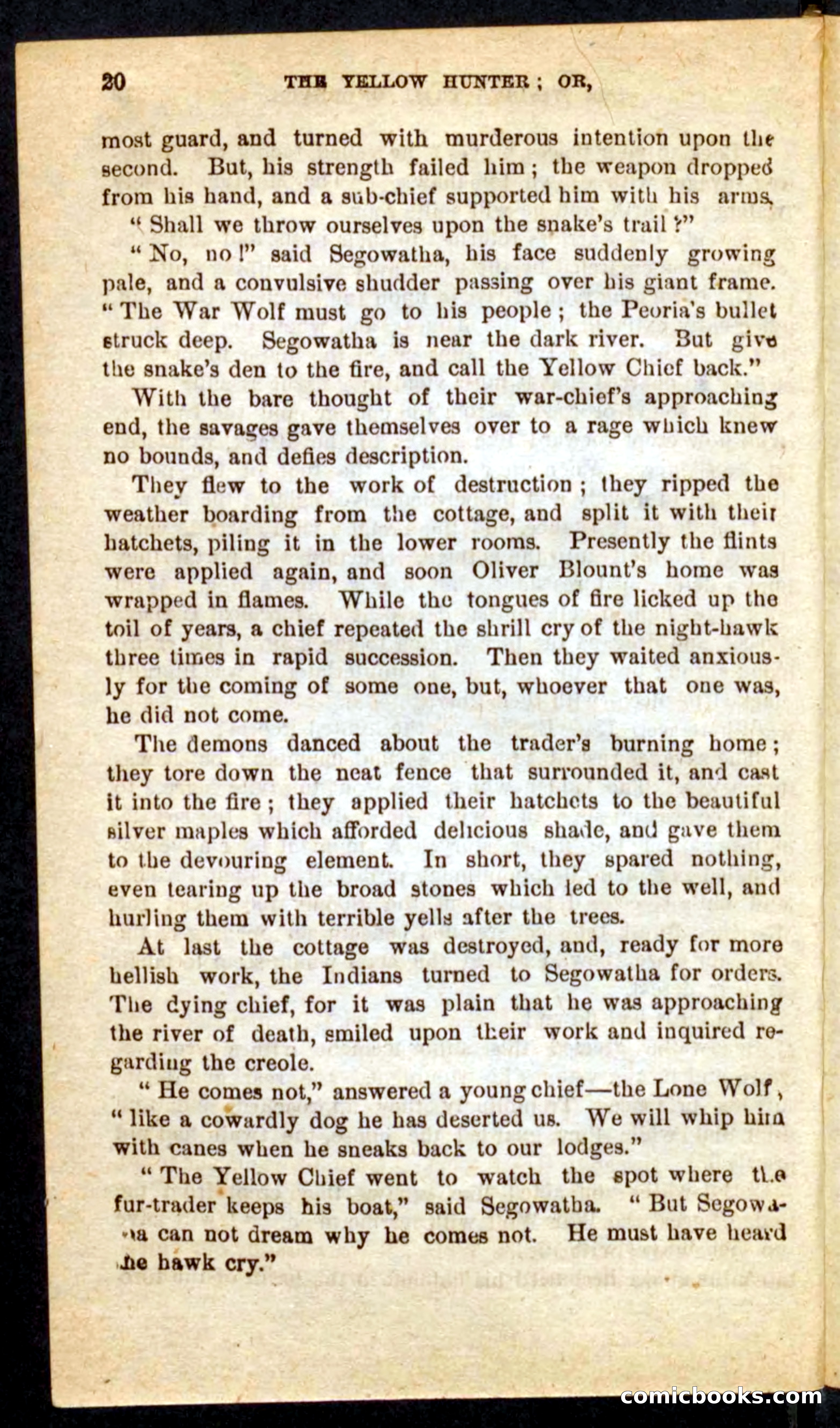 Beadle's Pocket Novels No. 69: The Yellow Hunter — page 16 of 100