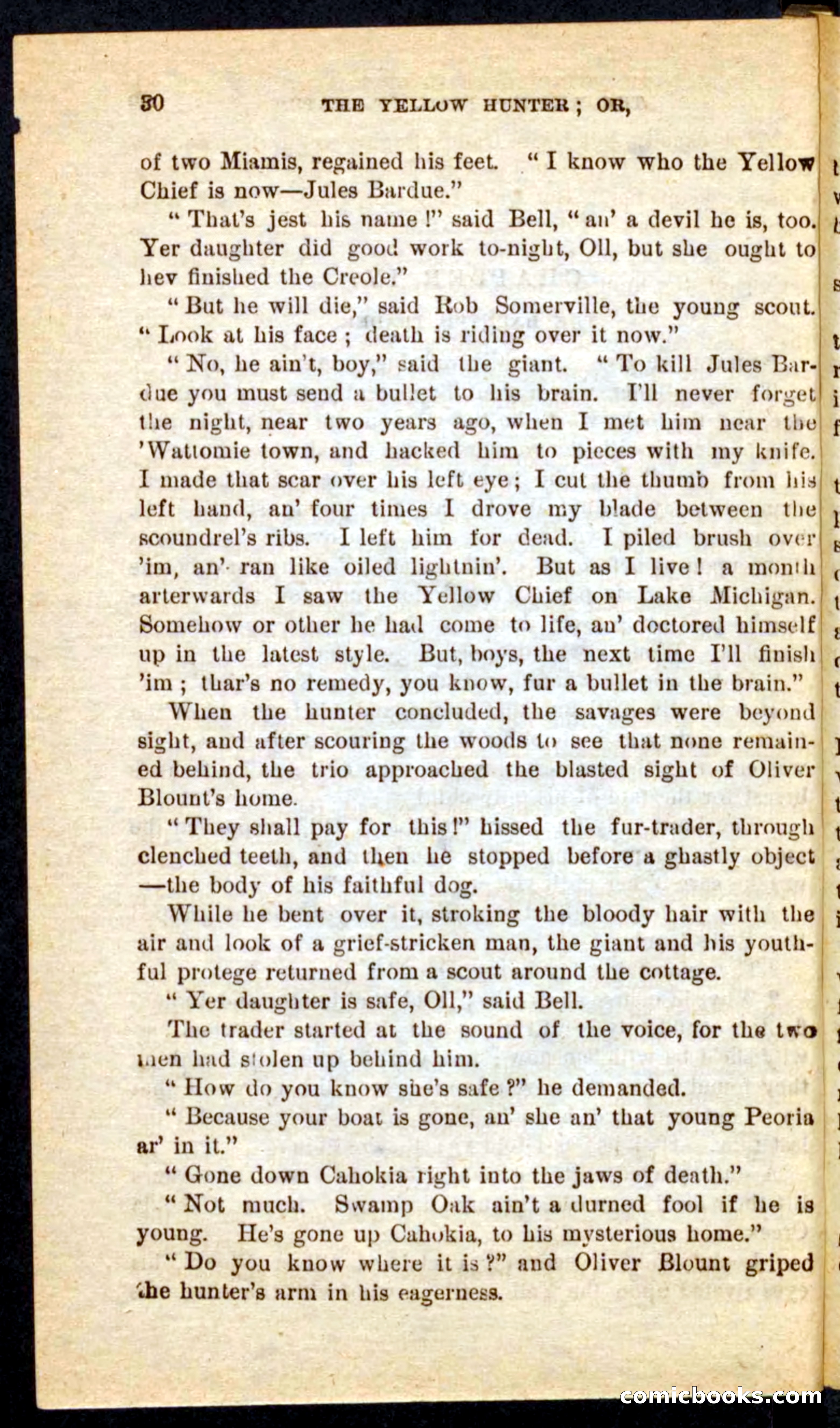 Beadle's Pocket Novels No. 69: The Yellow Hunter — page 26 of 100