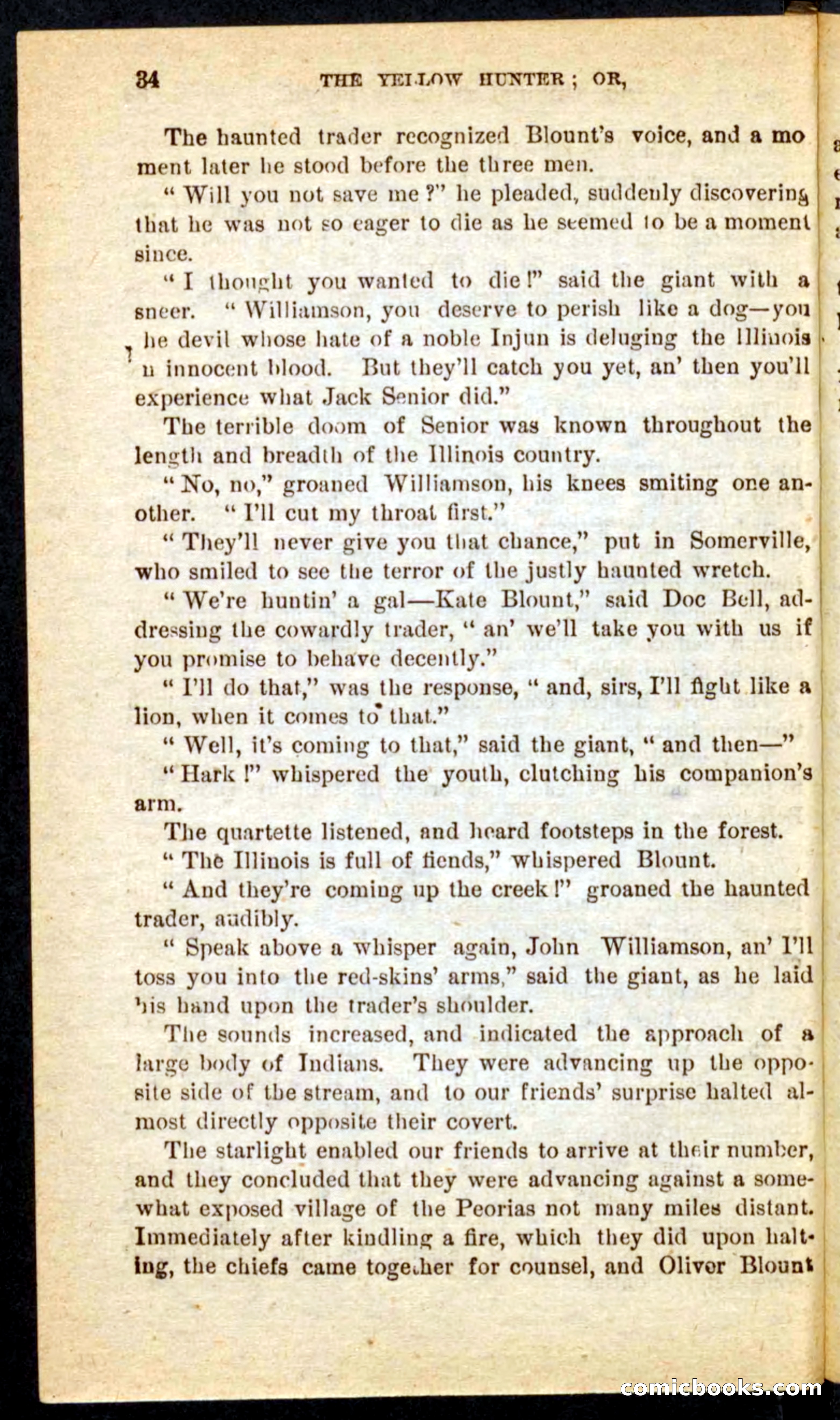 Beadle's Pocket Novels No. 69: The Yellow Hunter — page 30 of 100