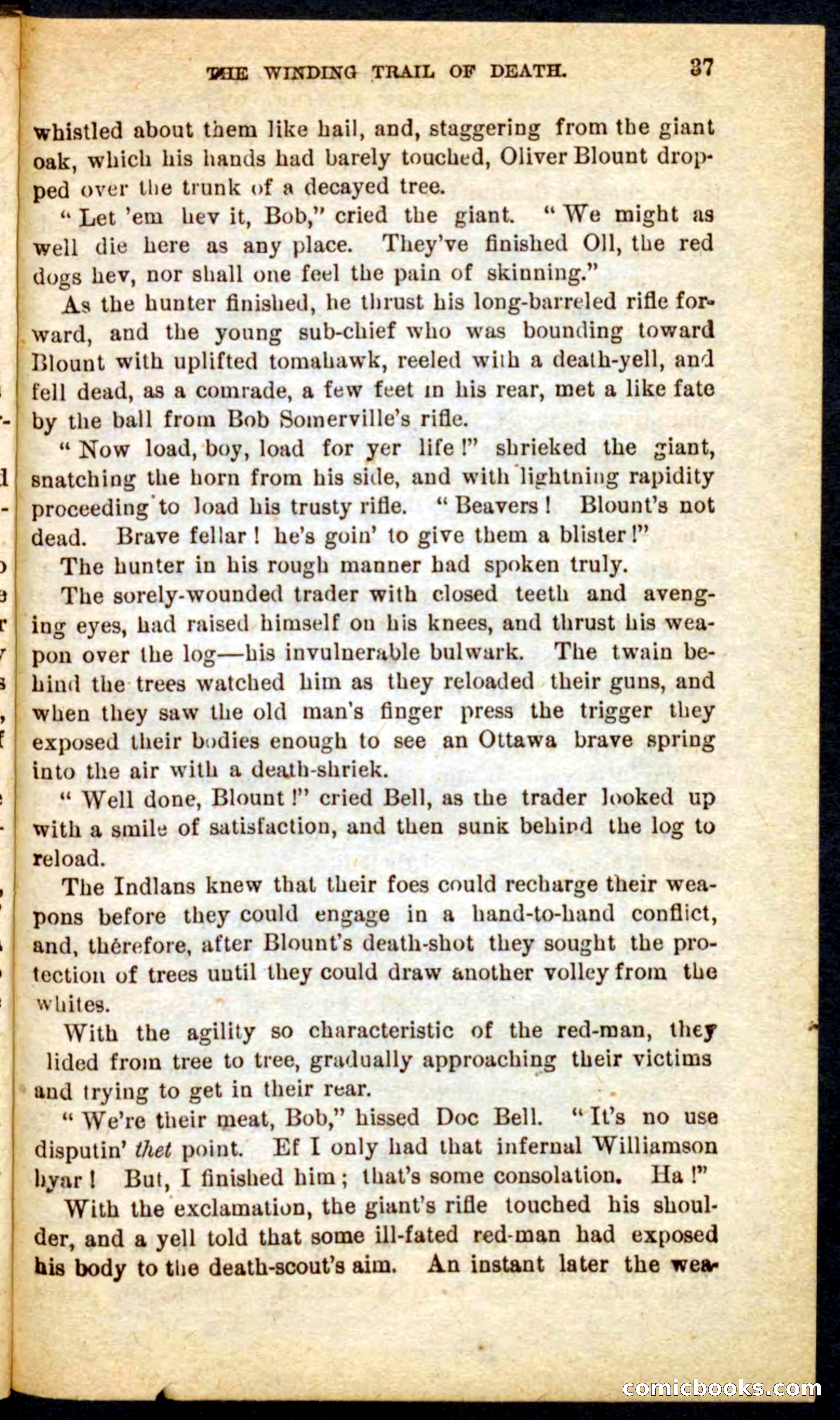 Beadle's Pocket Novels No. 69: The Yellow Hunter — page 33 of 100
