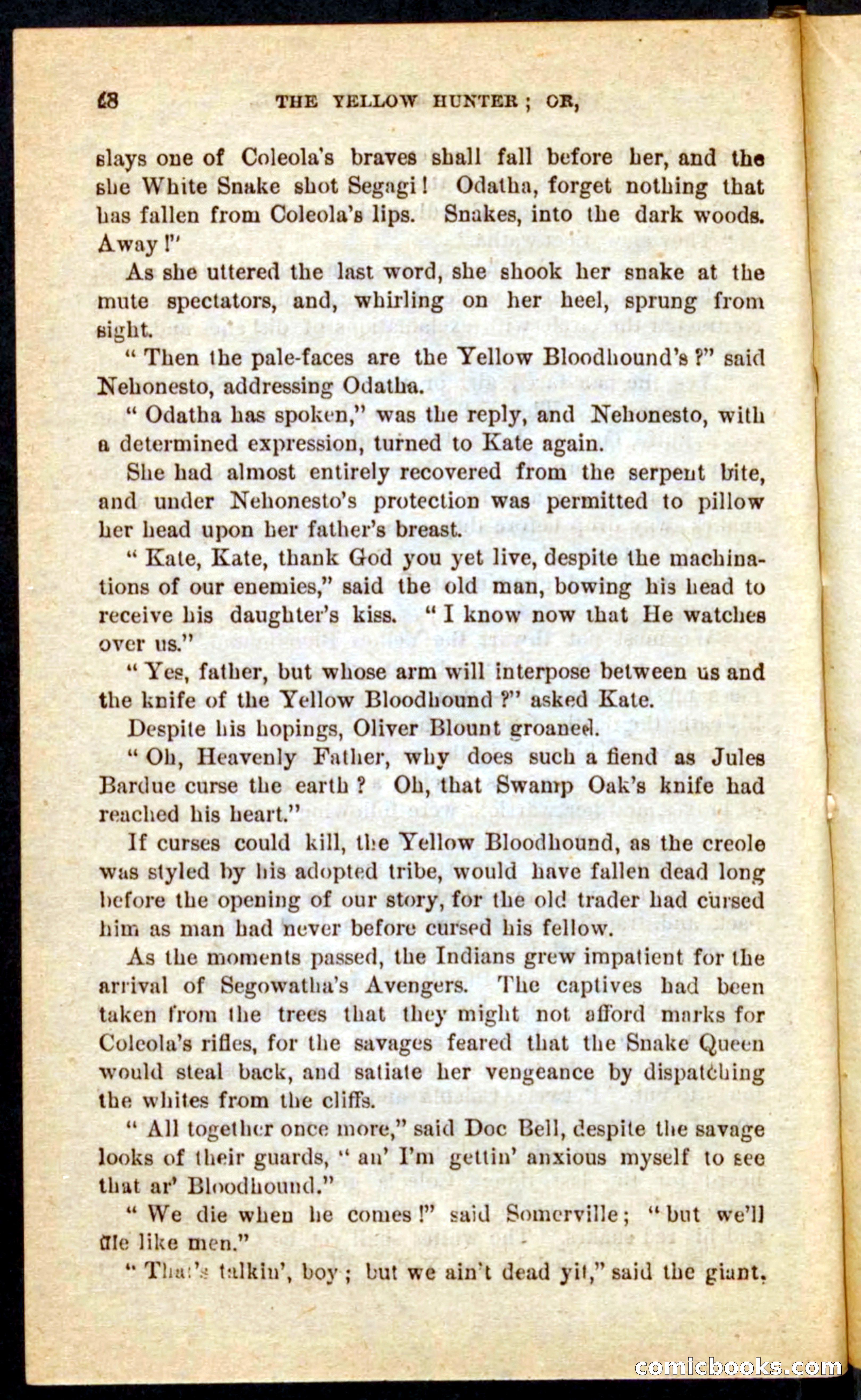 Beadle's Pocket Novels No. 69: The Yellow Hunter — page 44 of 100
