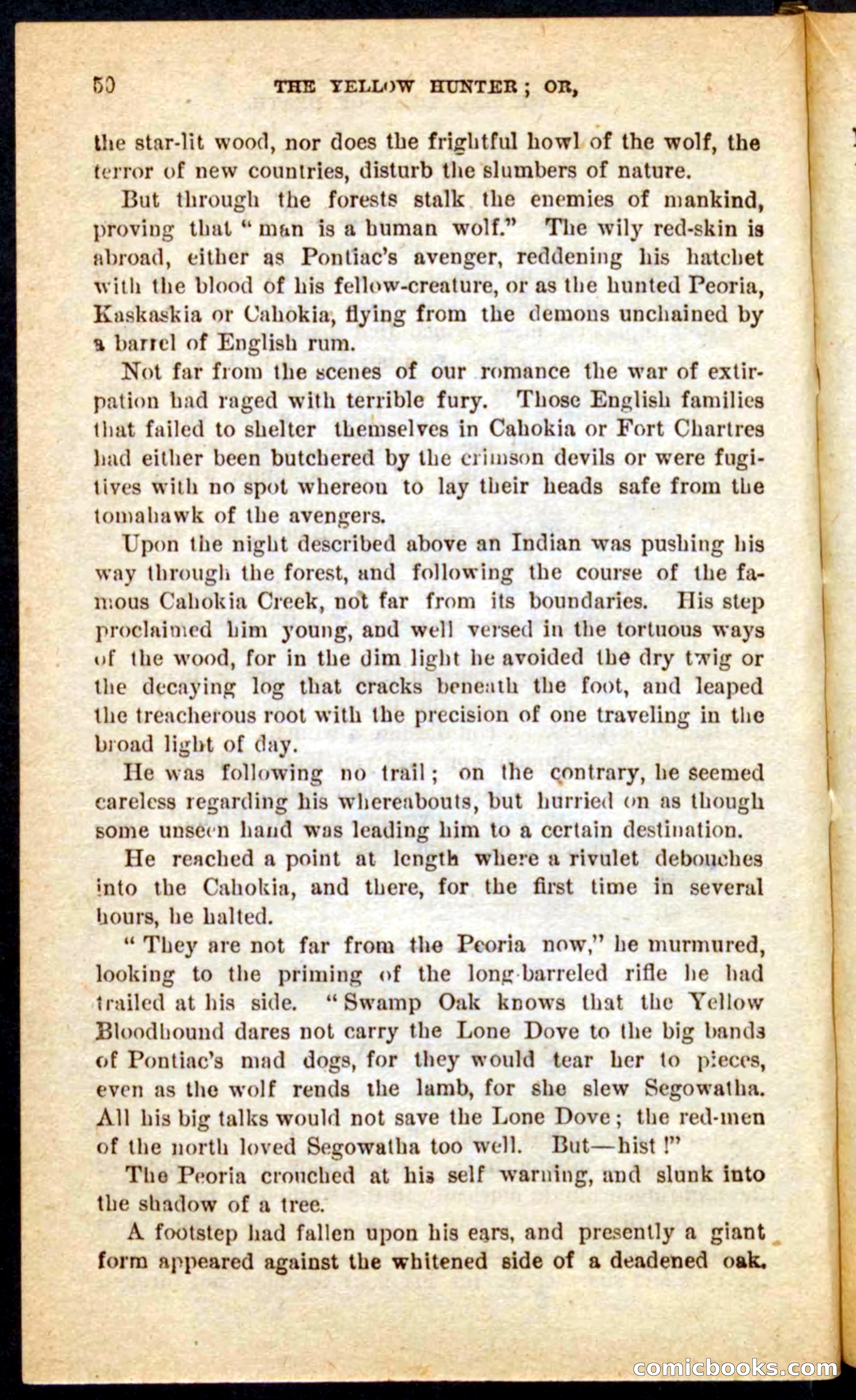 Beadle's Pocket Novels No. 69: The Yellow Hunter — page 46 of 100