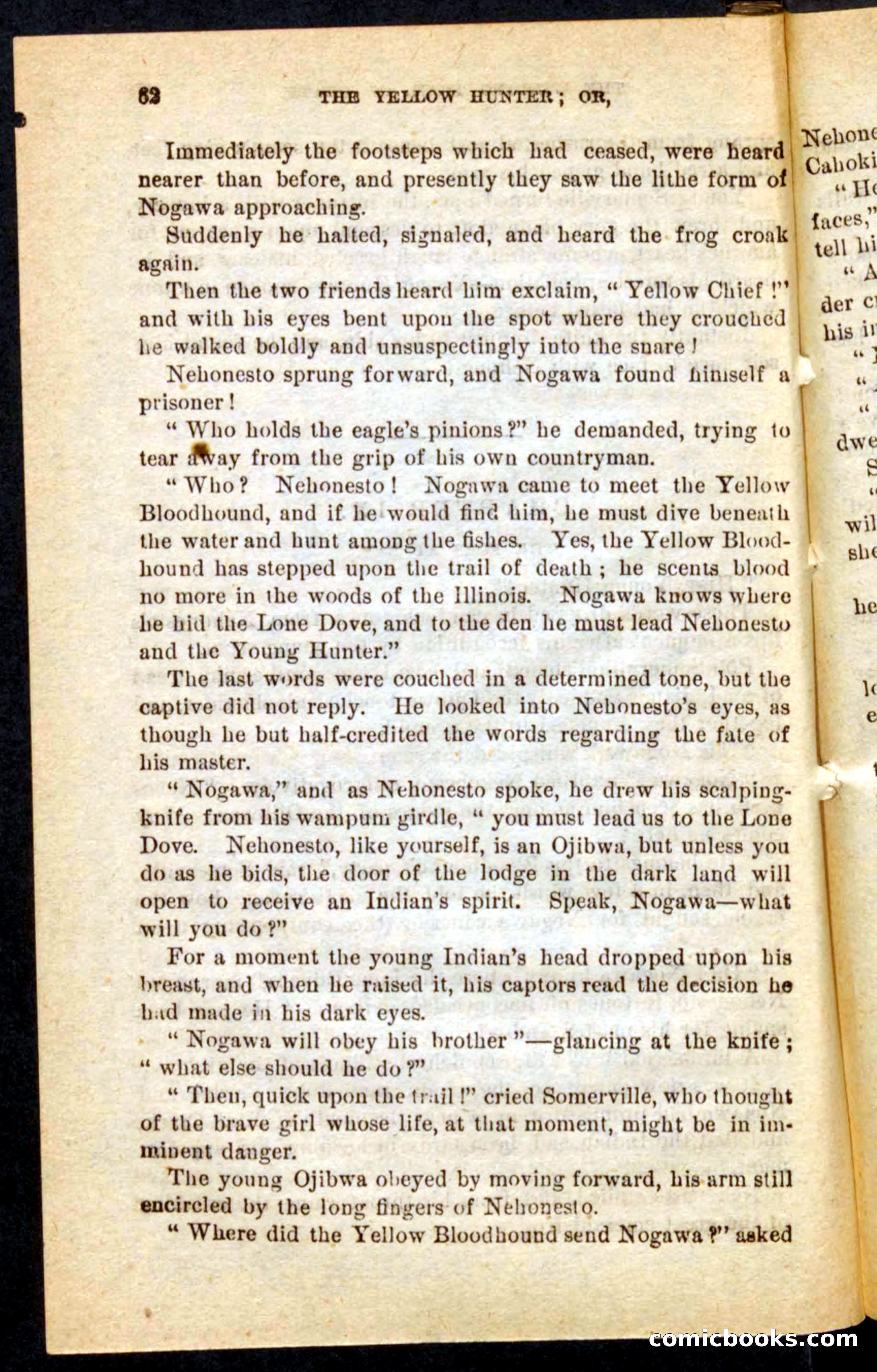 Beadle's Pocket Novels No. 69: The Yellow Hunter — page 58 of 100