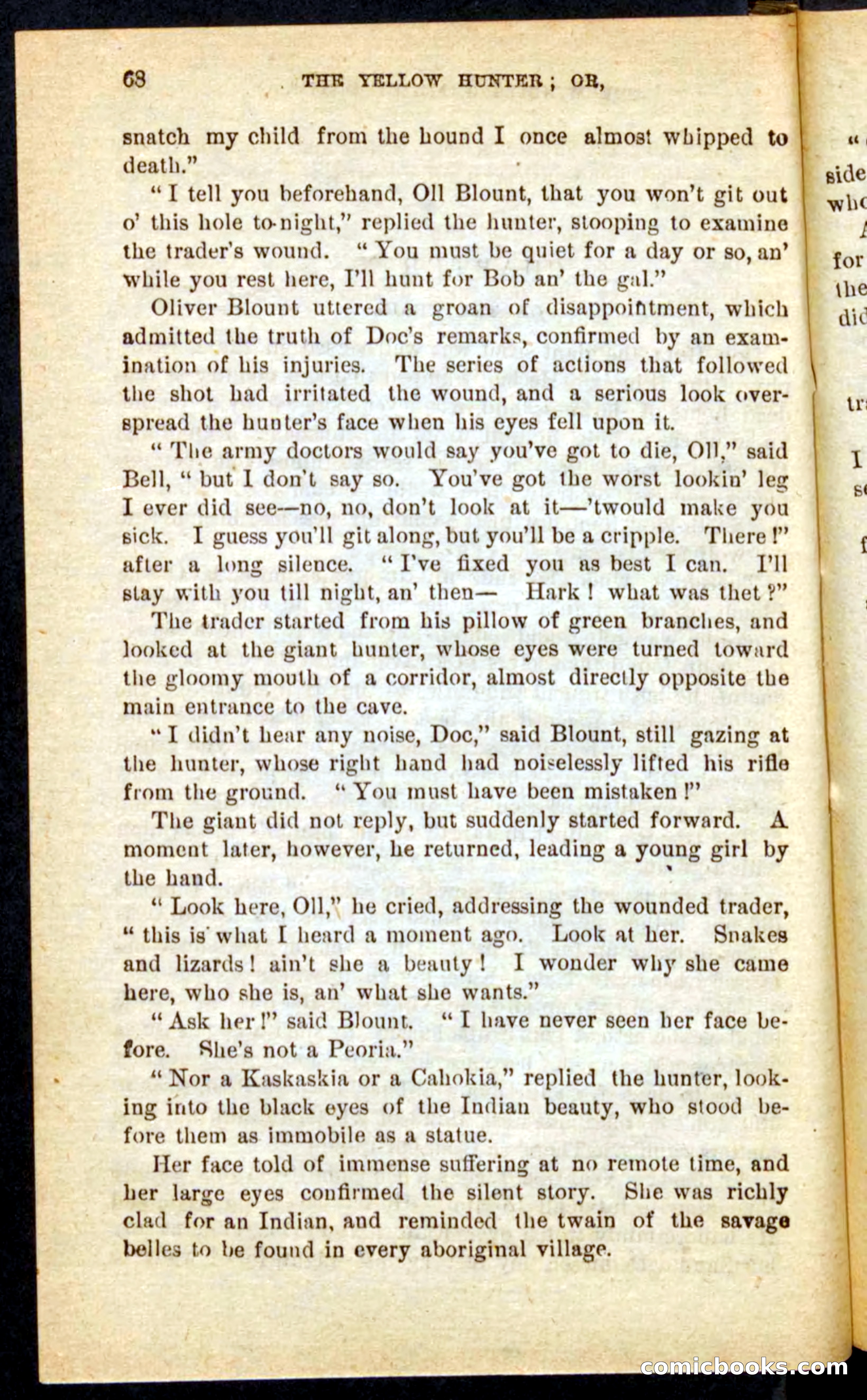 Beadle's Pocket Novels No. 69: The Yellow Hunter — page 64 of 100