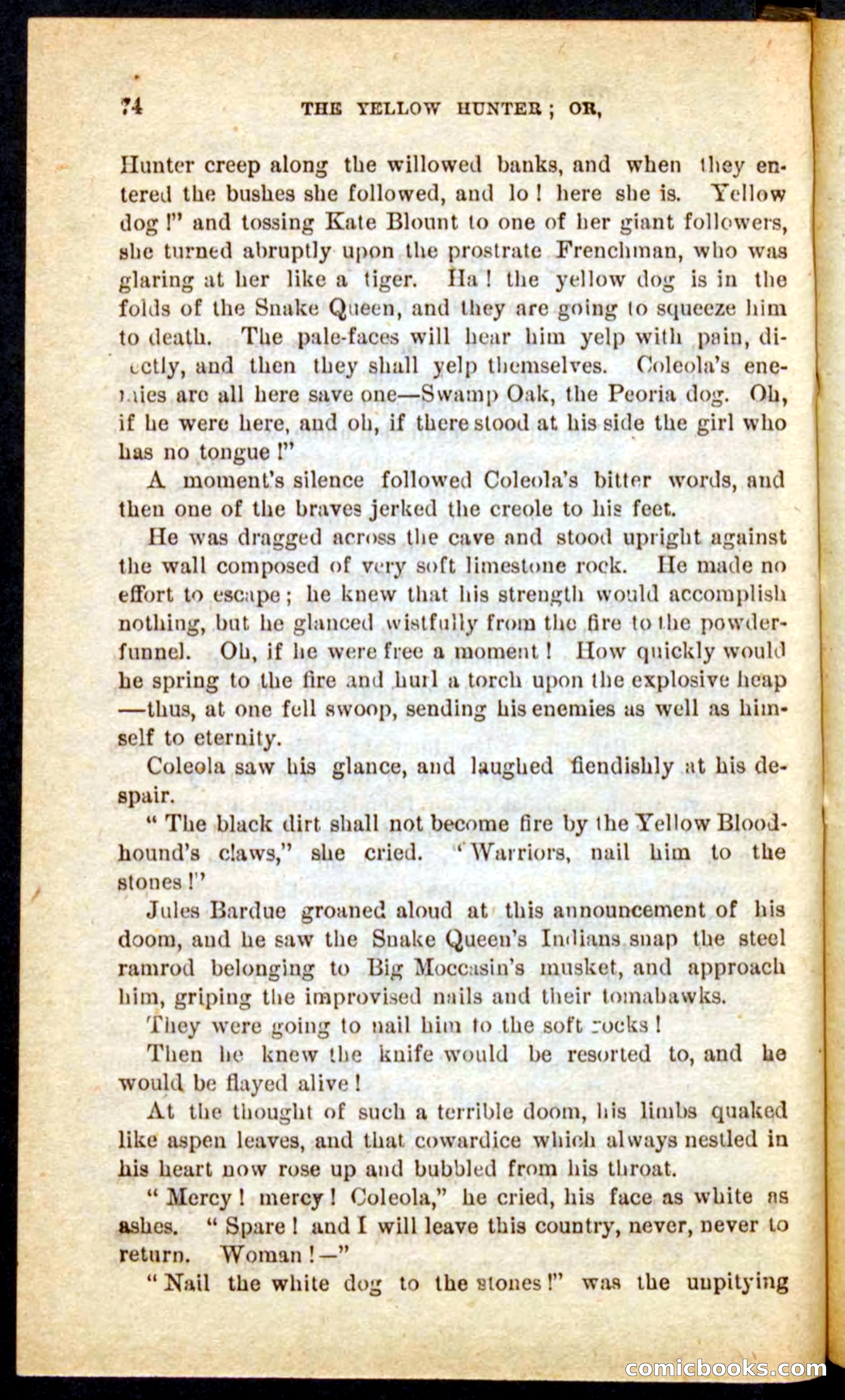 Beadle's Pocket Novels No. 69: The Yellow Hunter — page 70 of 100