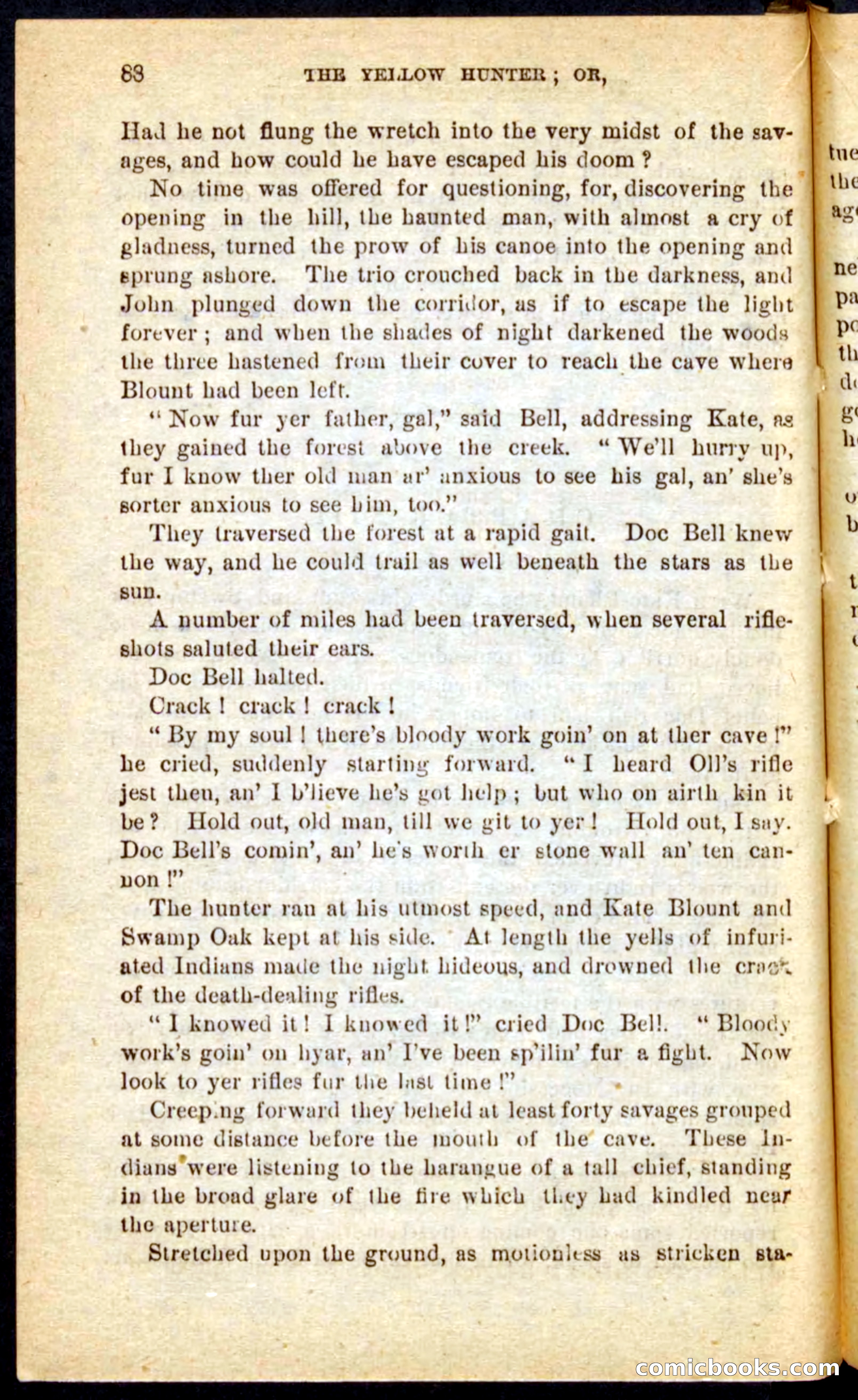 Beadle's Pocket Novels No. 69: The Yellow Hunter — page 84 of 100