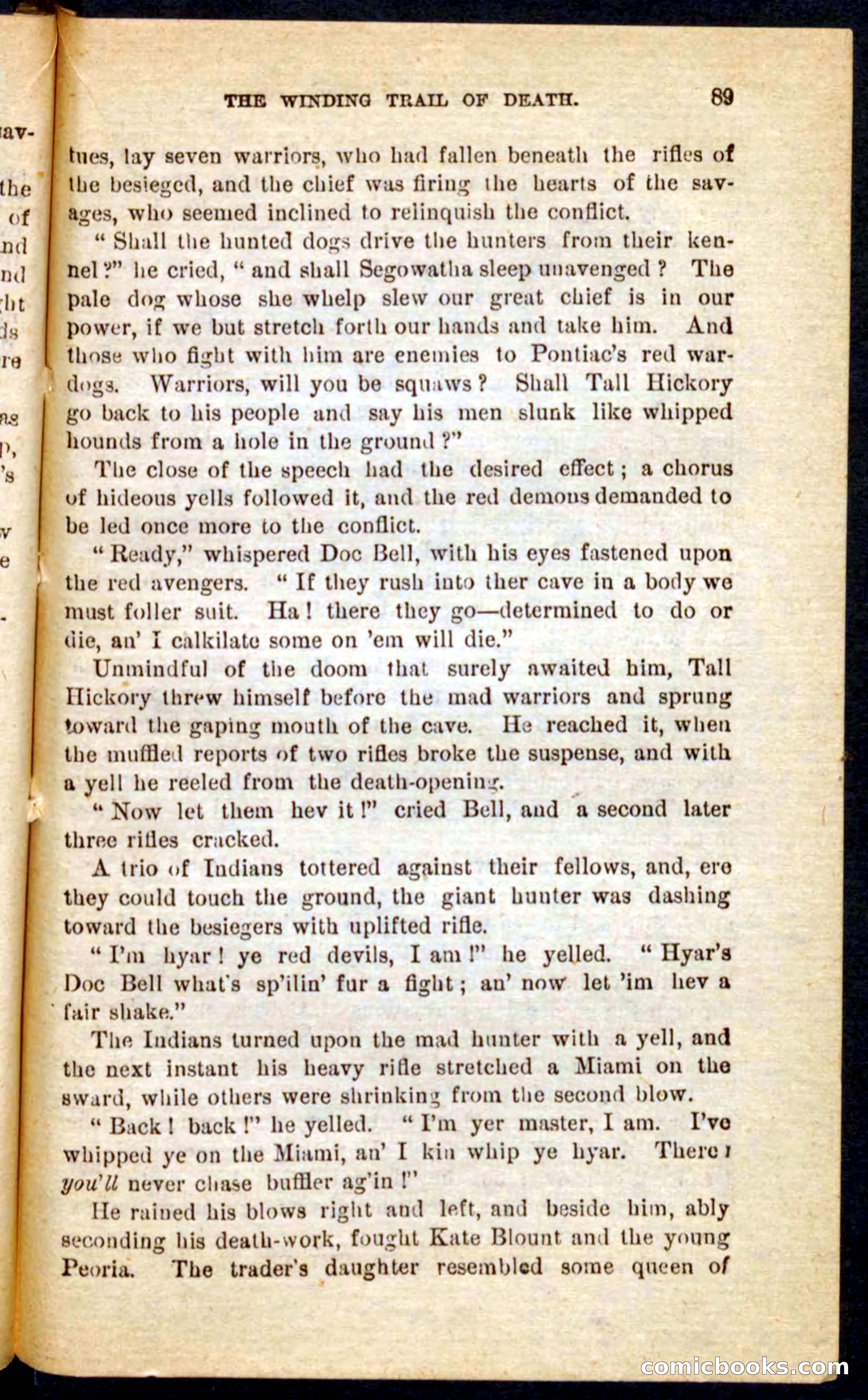 Beadle's Pocket Novels No. 69: The Yellow Hunter — page 85 of 100