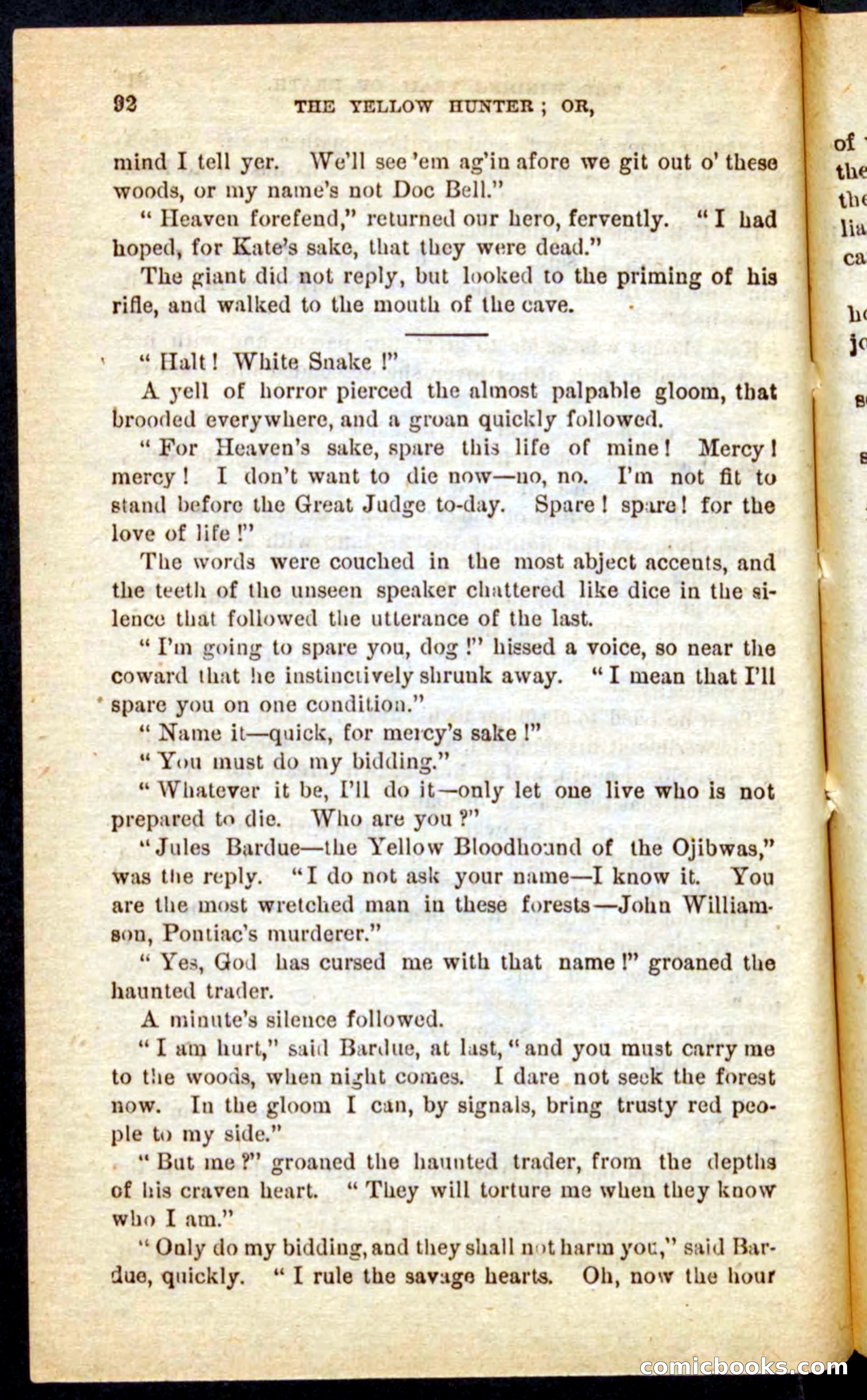 Beadle's Pocket Novels No. 69: The Yellow Hunter — page 88 of 100
